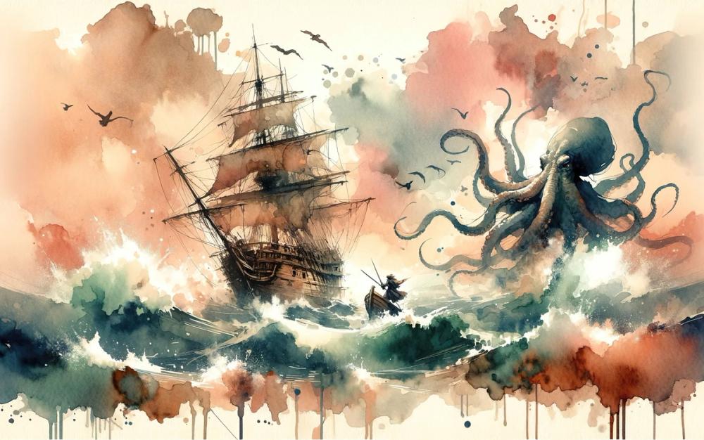 Battle with the Sea Monster