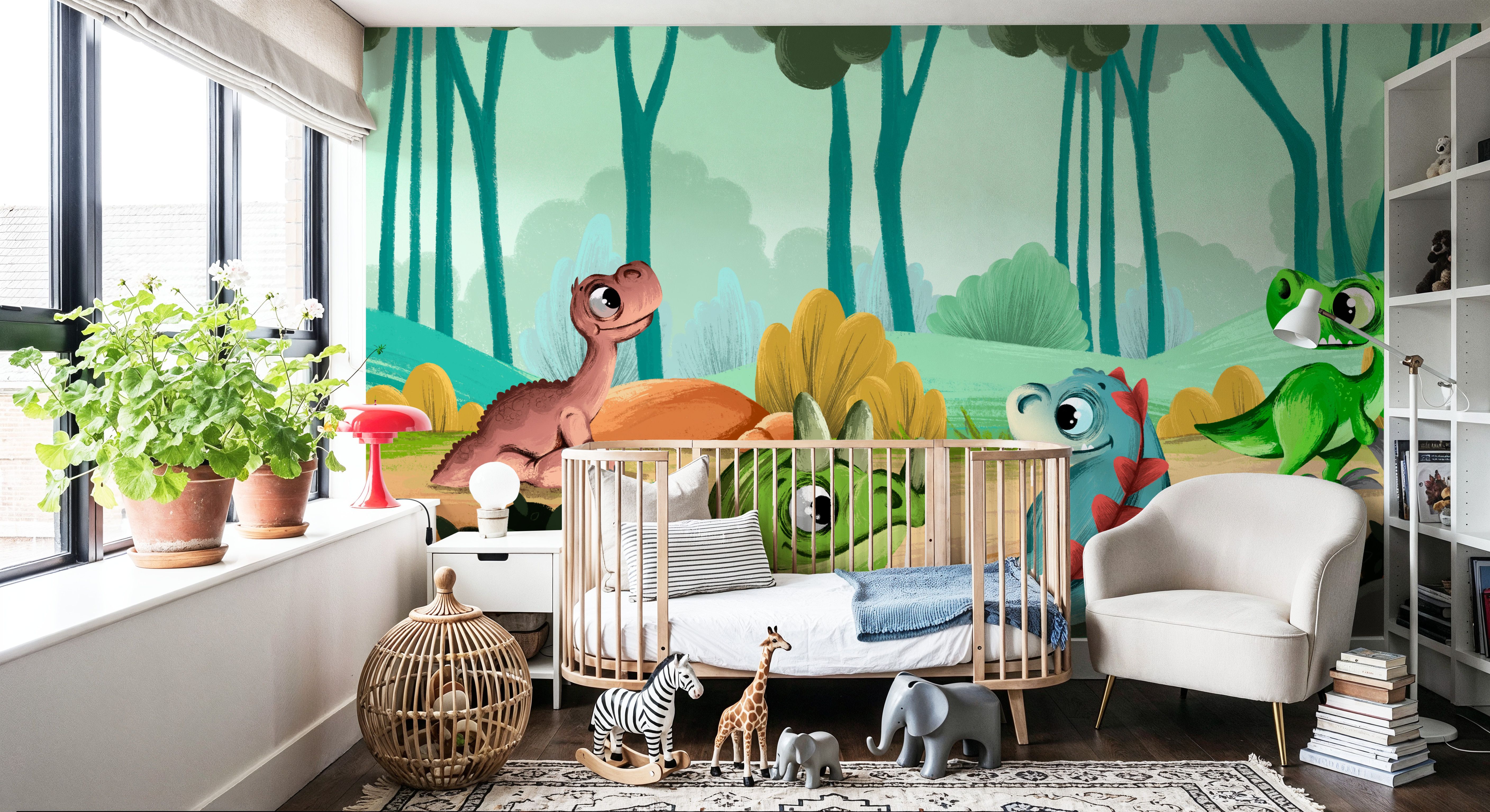 Cute Baby Dinosaur Friends