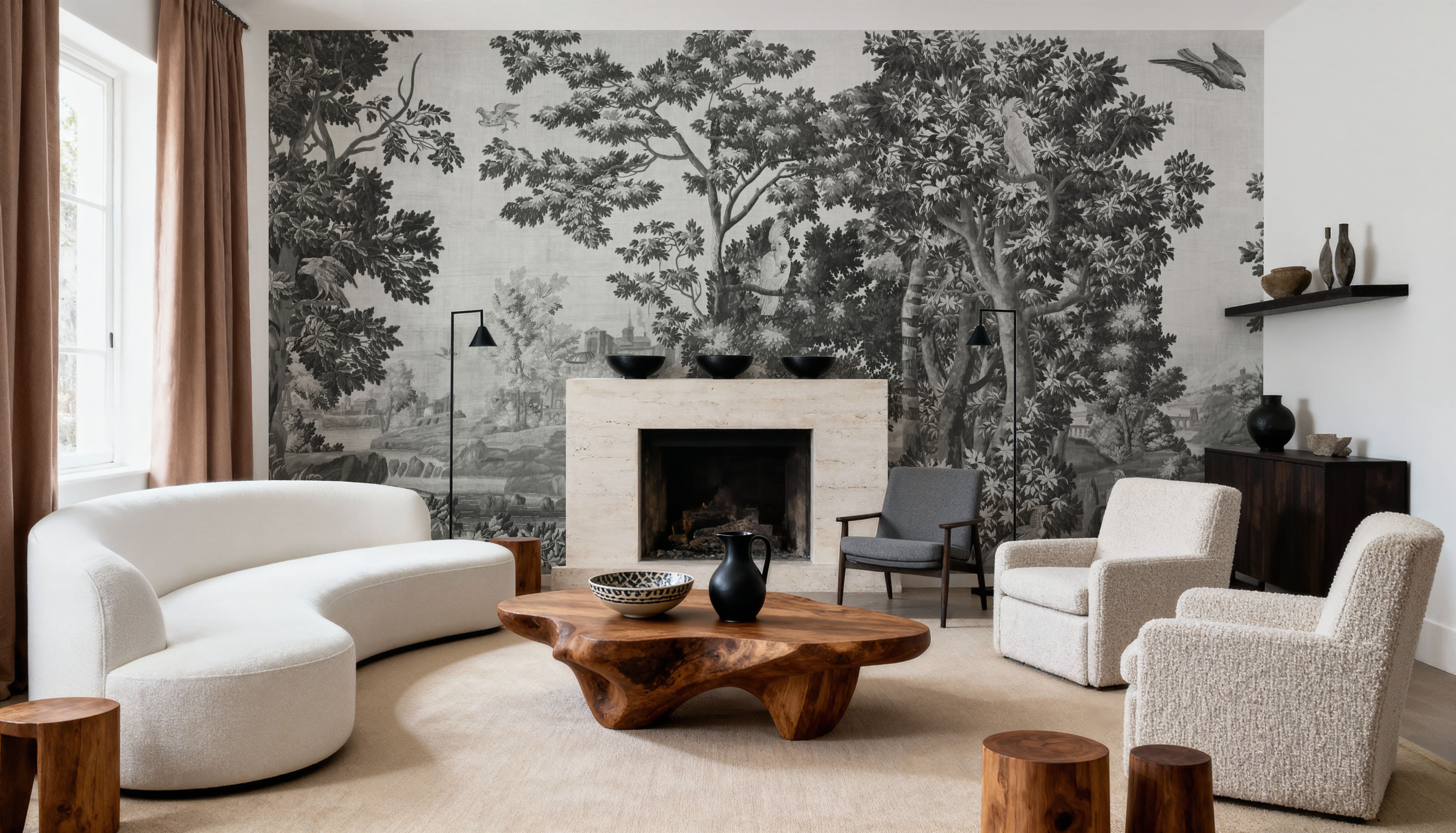 Enchanted Grove Tapestry, Stone