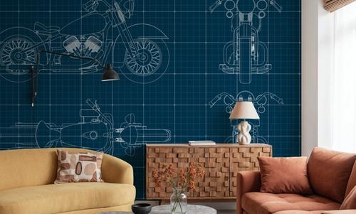 Motorcycle Blueprint