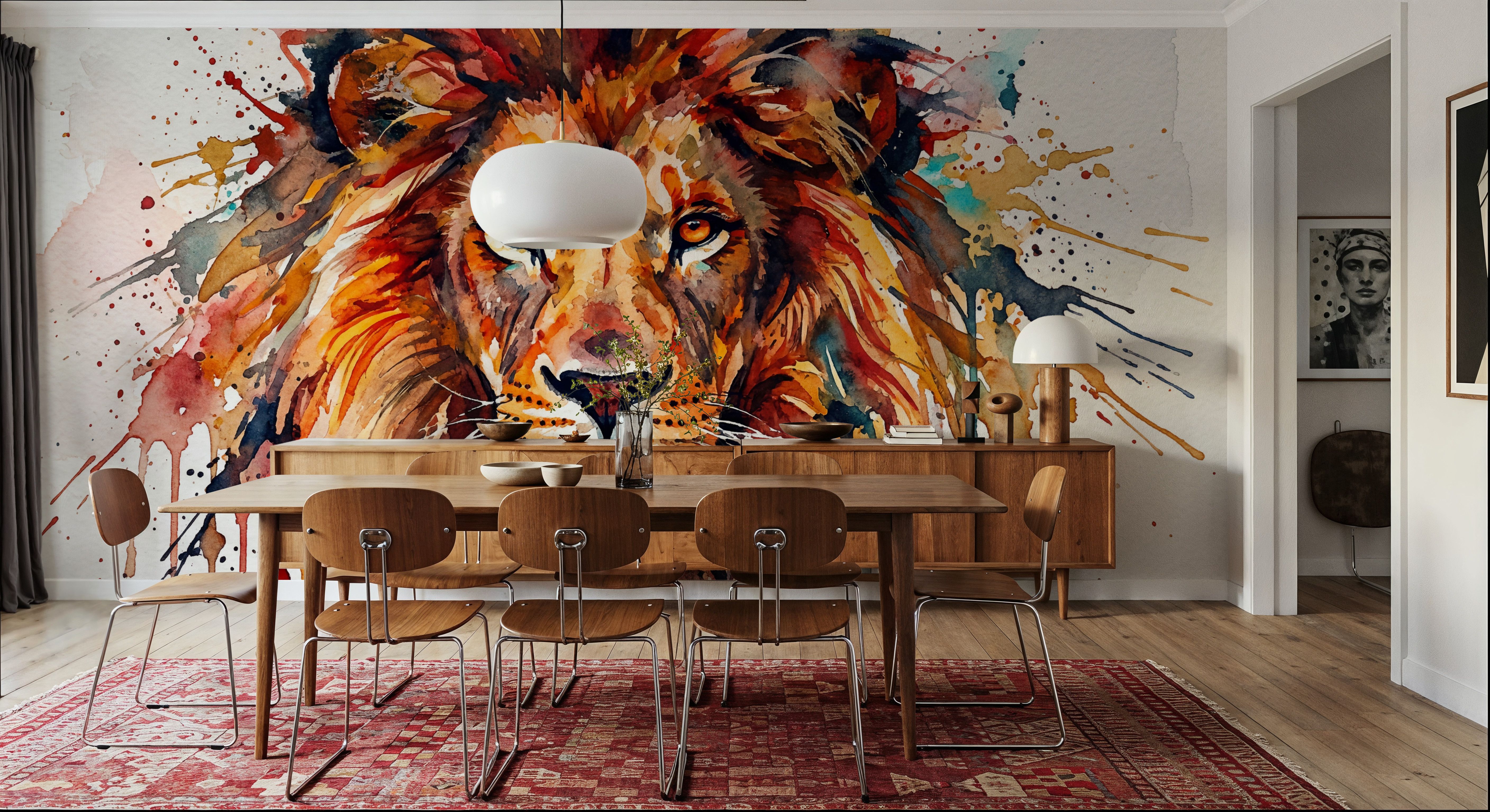 Lion - Watercolor Predators Series