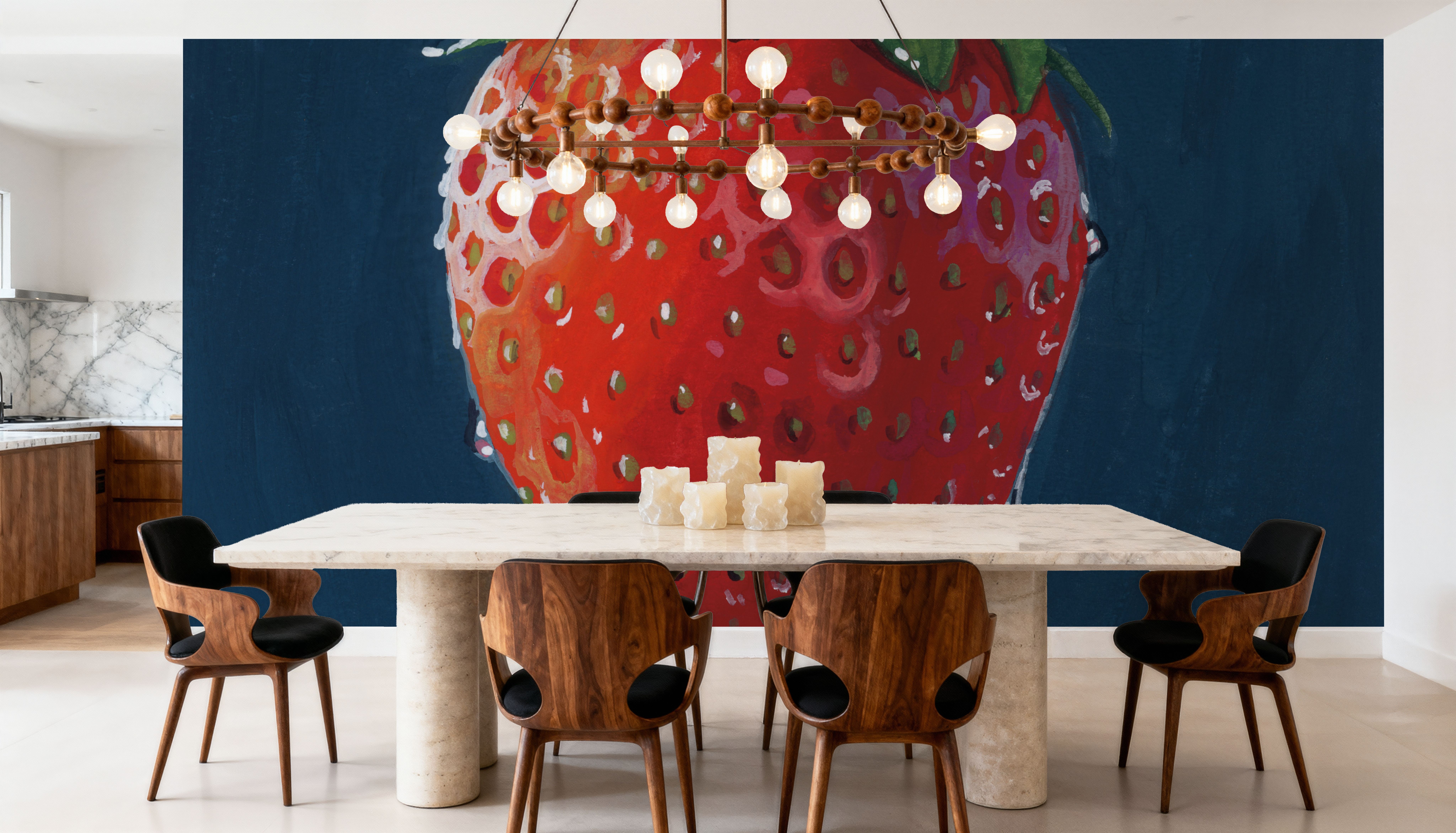 The Most Perfect Strawberry, Papel pintado