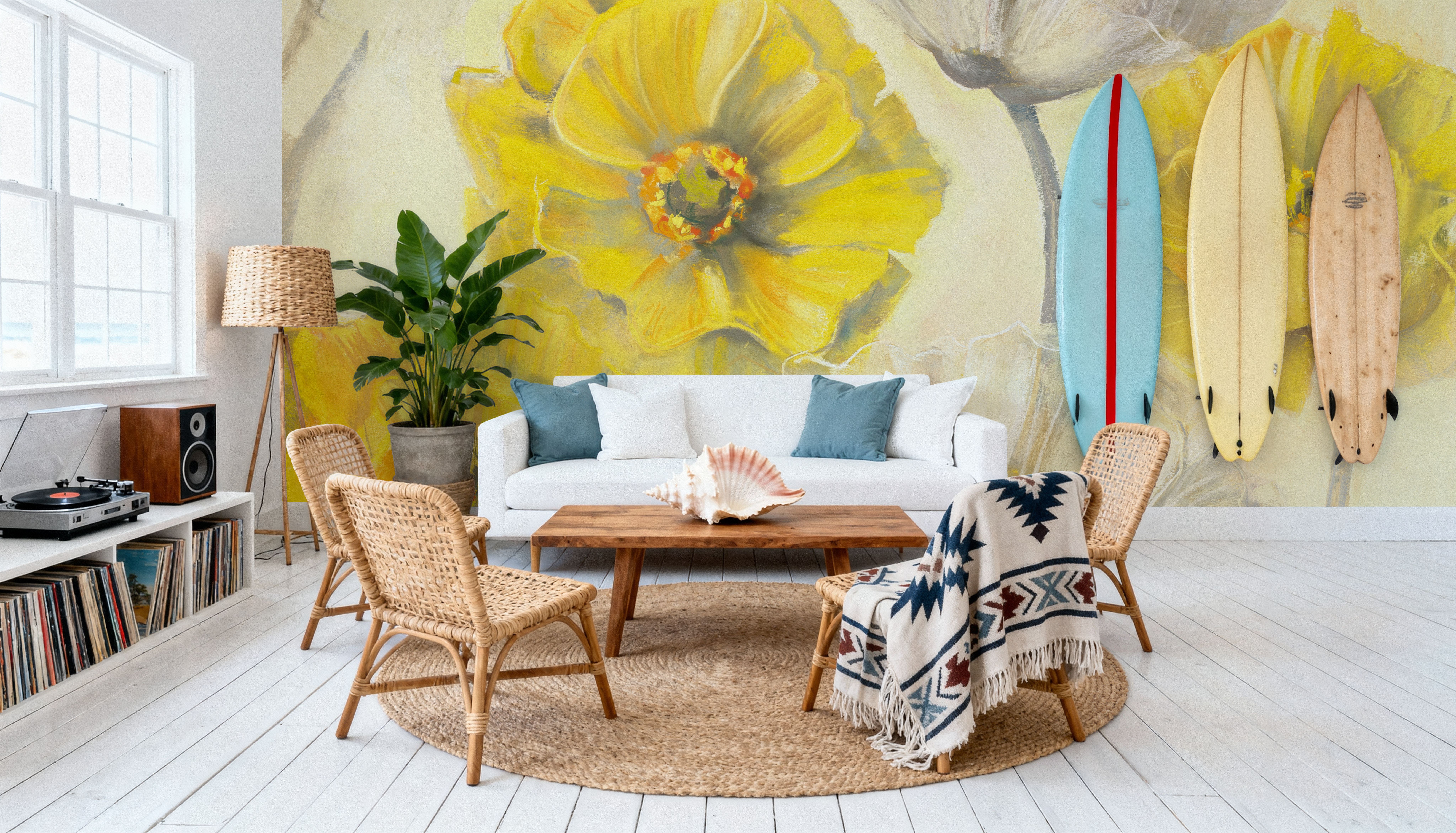 Comtemporary Poppies I