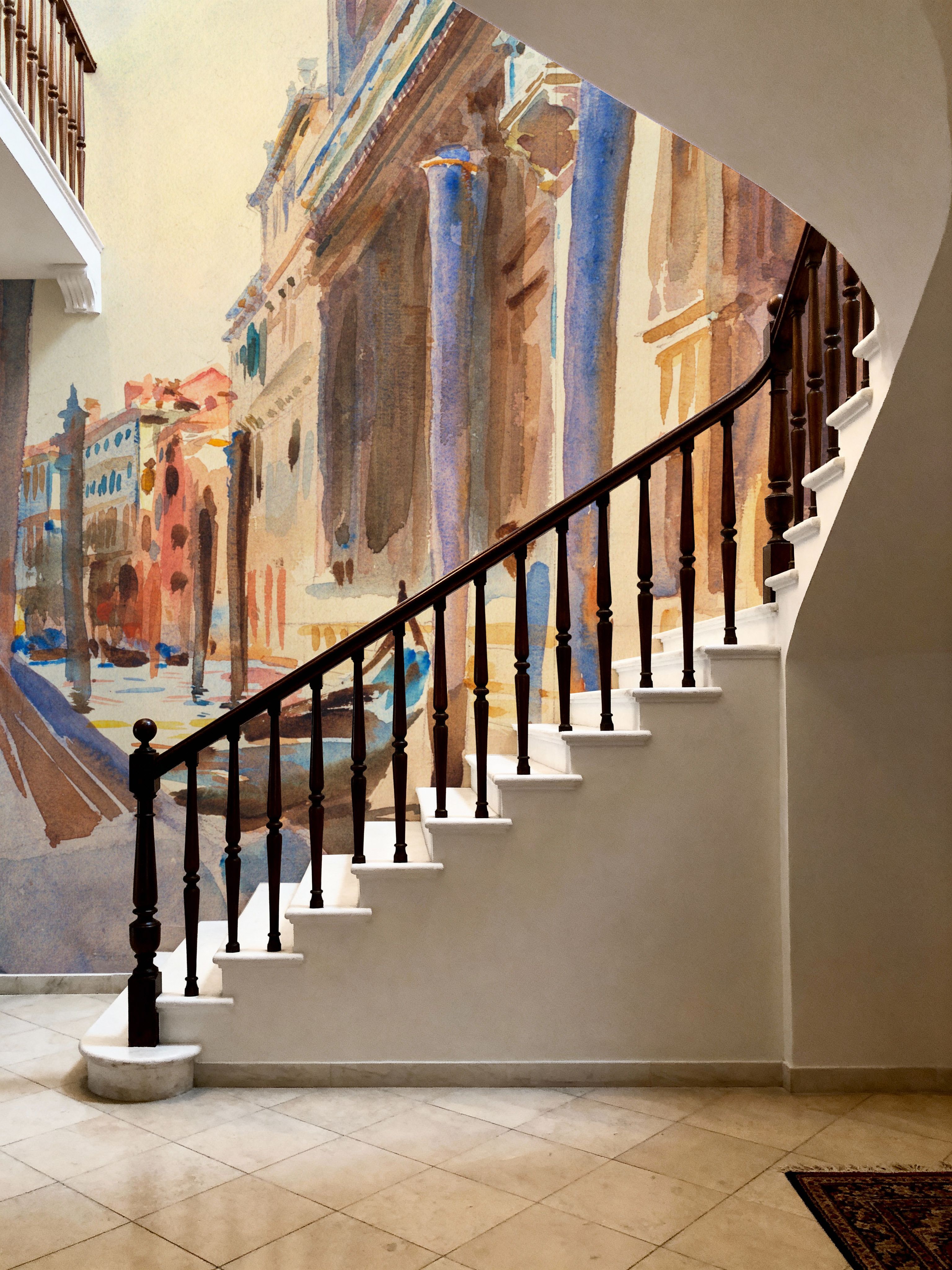 Gondola Moorings on the Grand Canal 