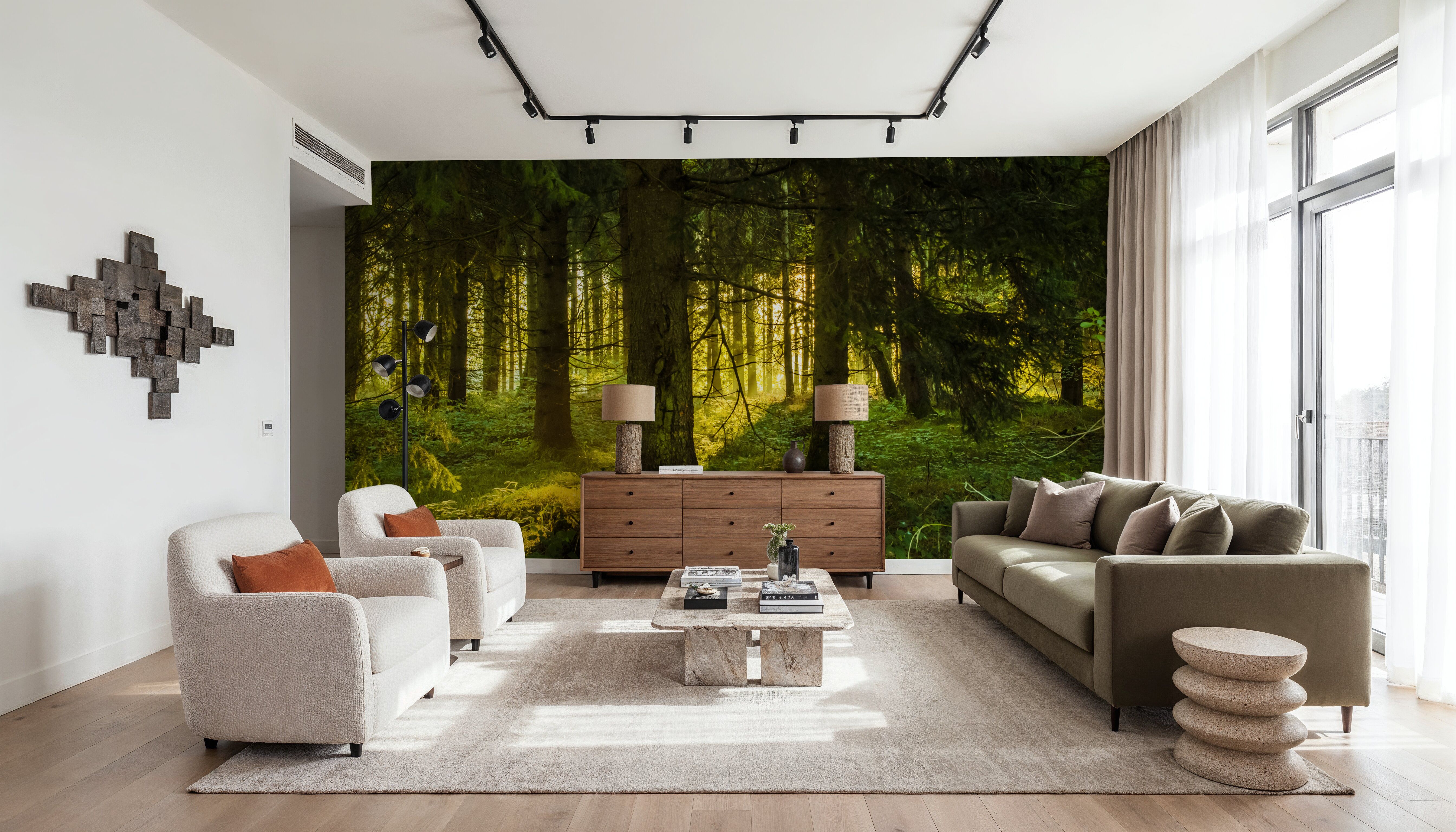 Nordic Woodland, Wallpaper