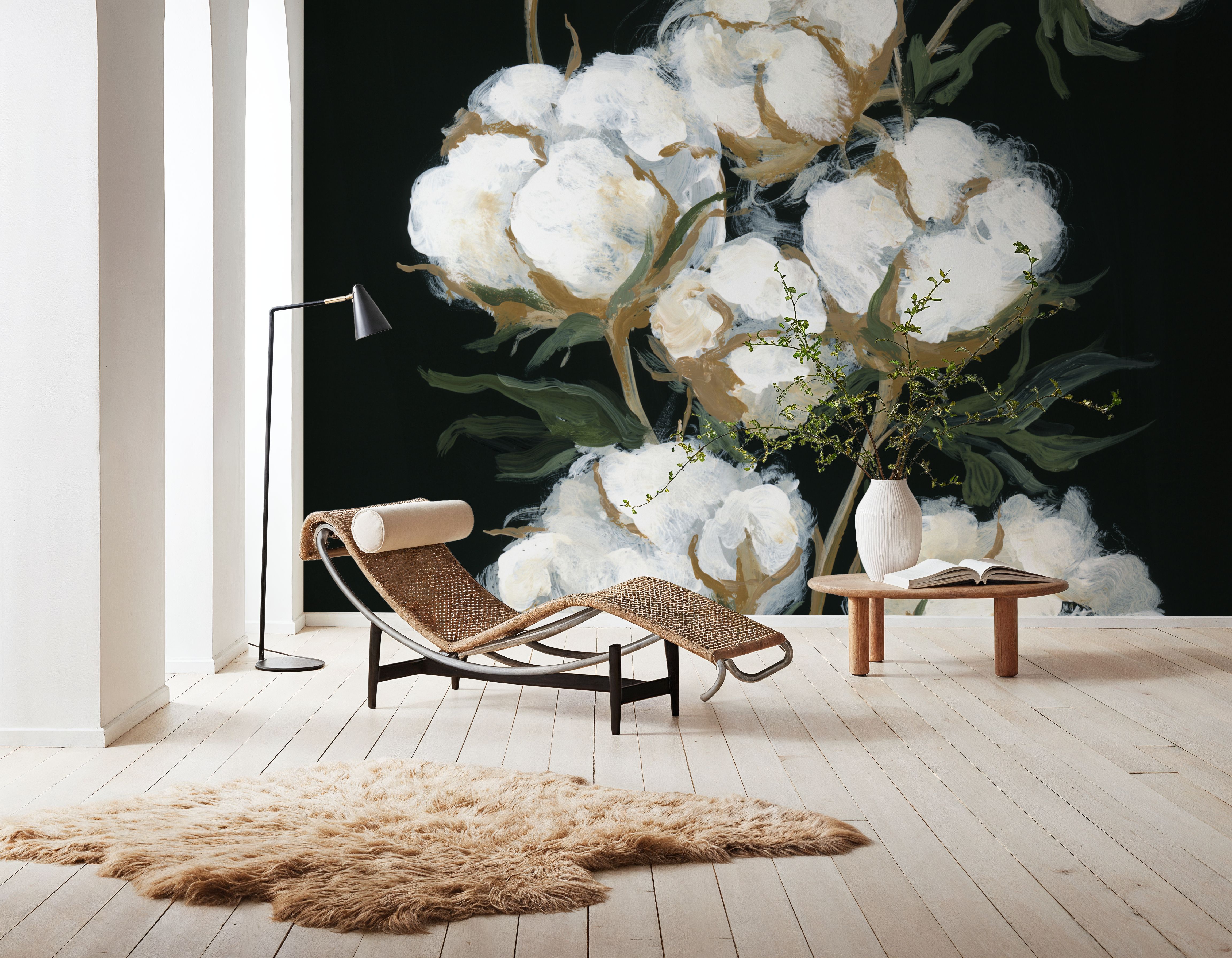 Vintage Stems of Cotton