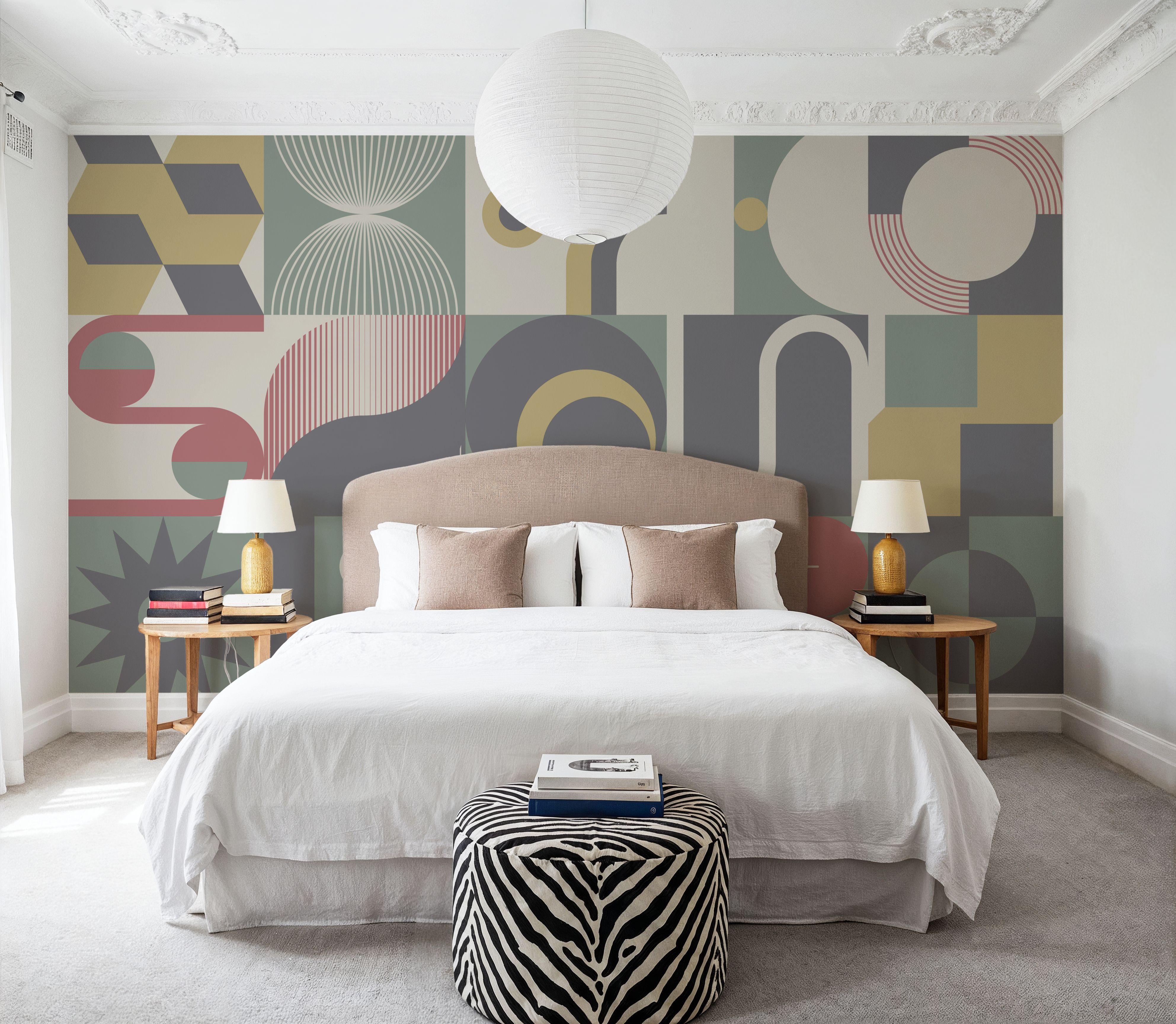 Bauhaus Geometric, Muted