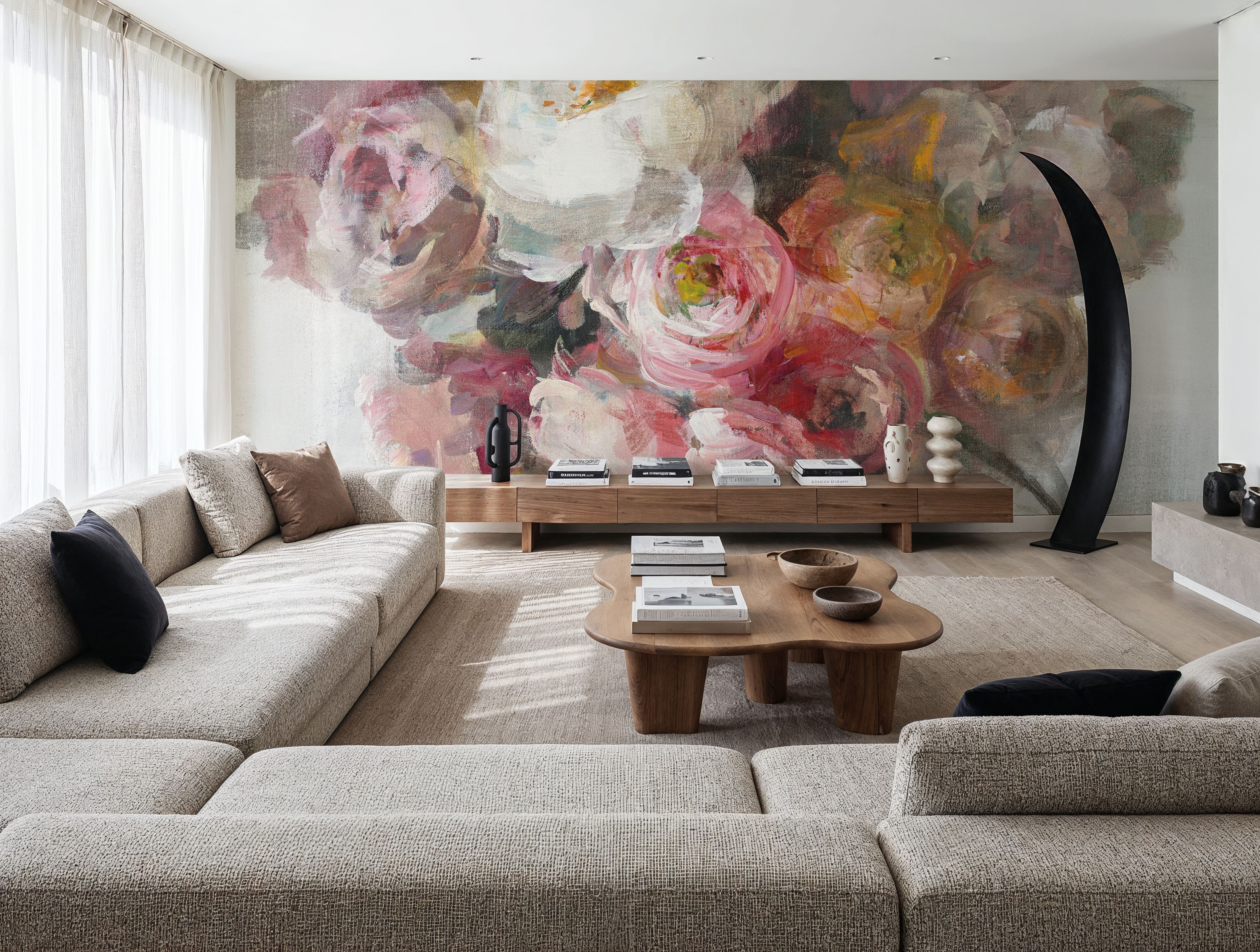 Blush Bouquet on White