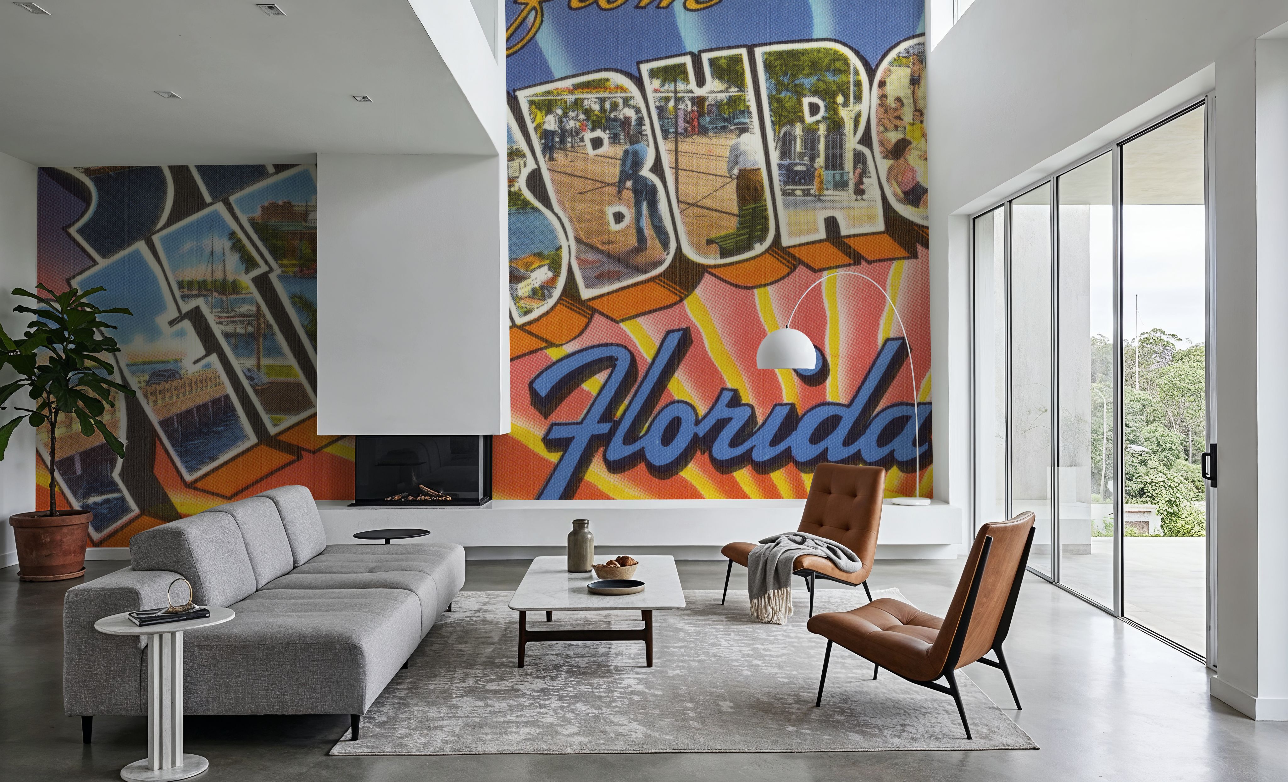 Greetings from St Petersburg - Screenprint Postcard