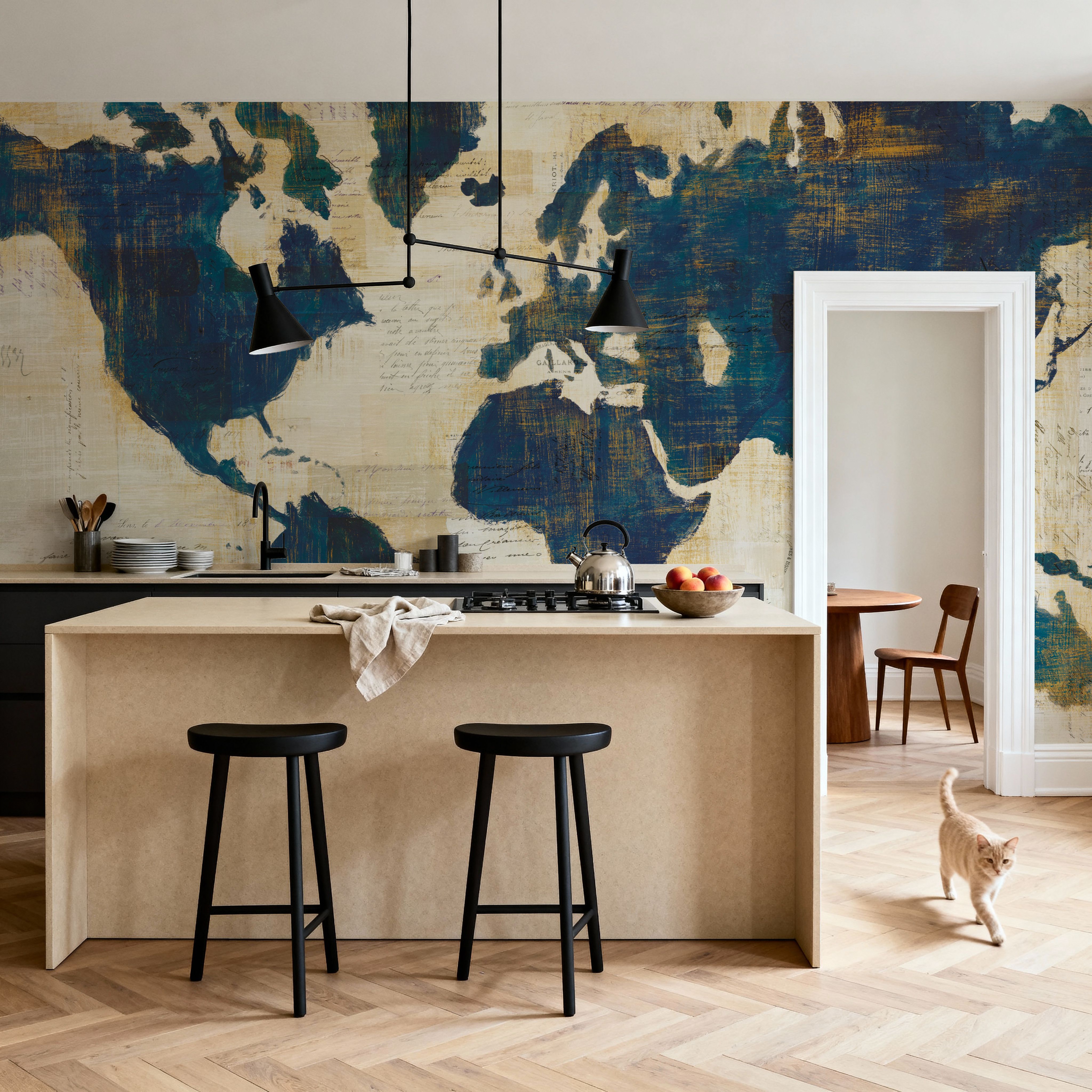 World Map Collage