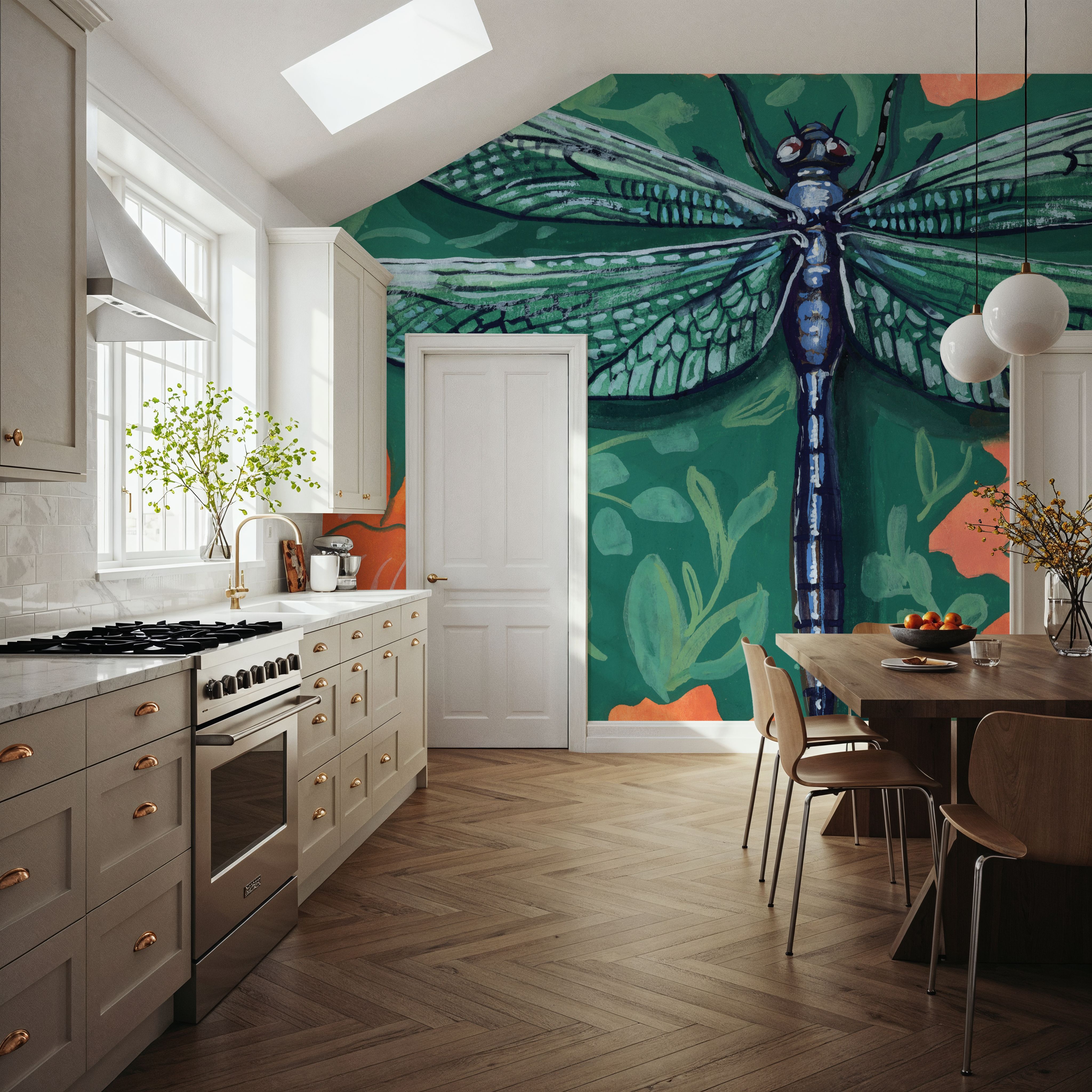 Dragonfly on The Wall
