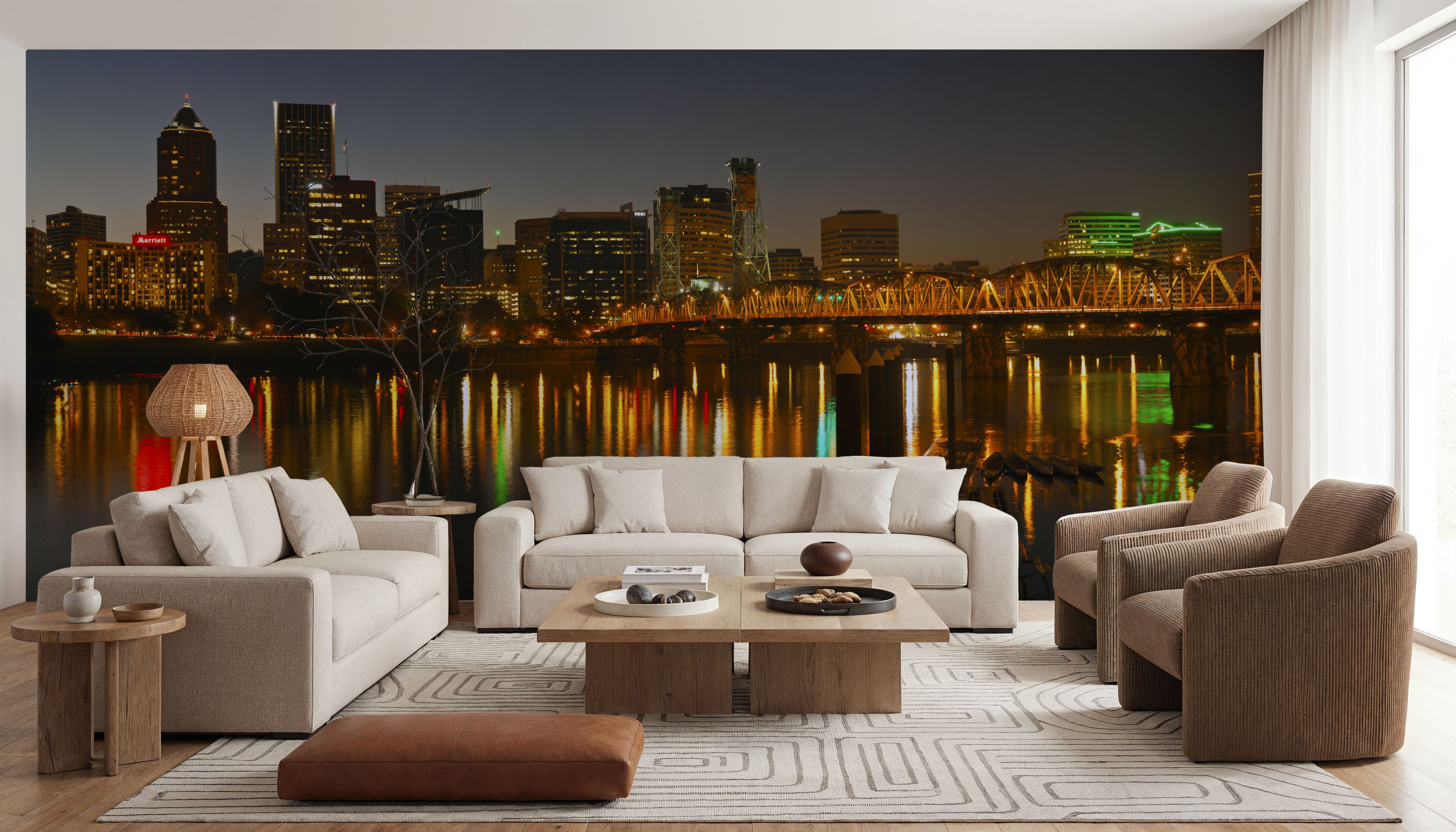 Riverfront Nightscape