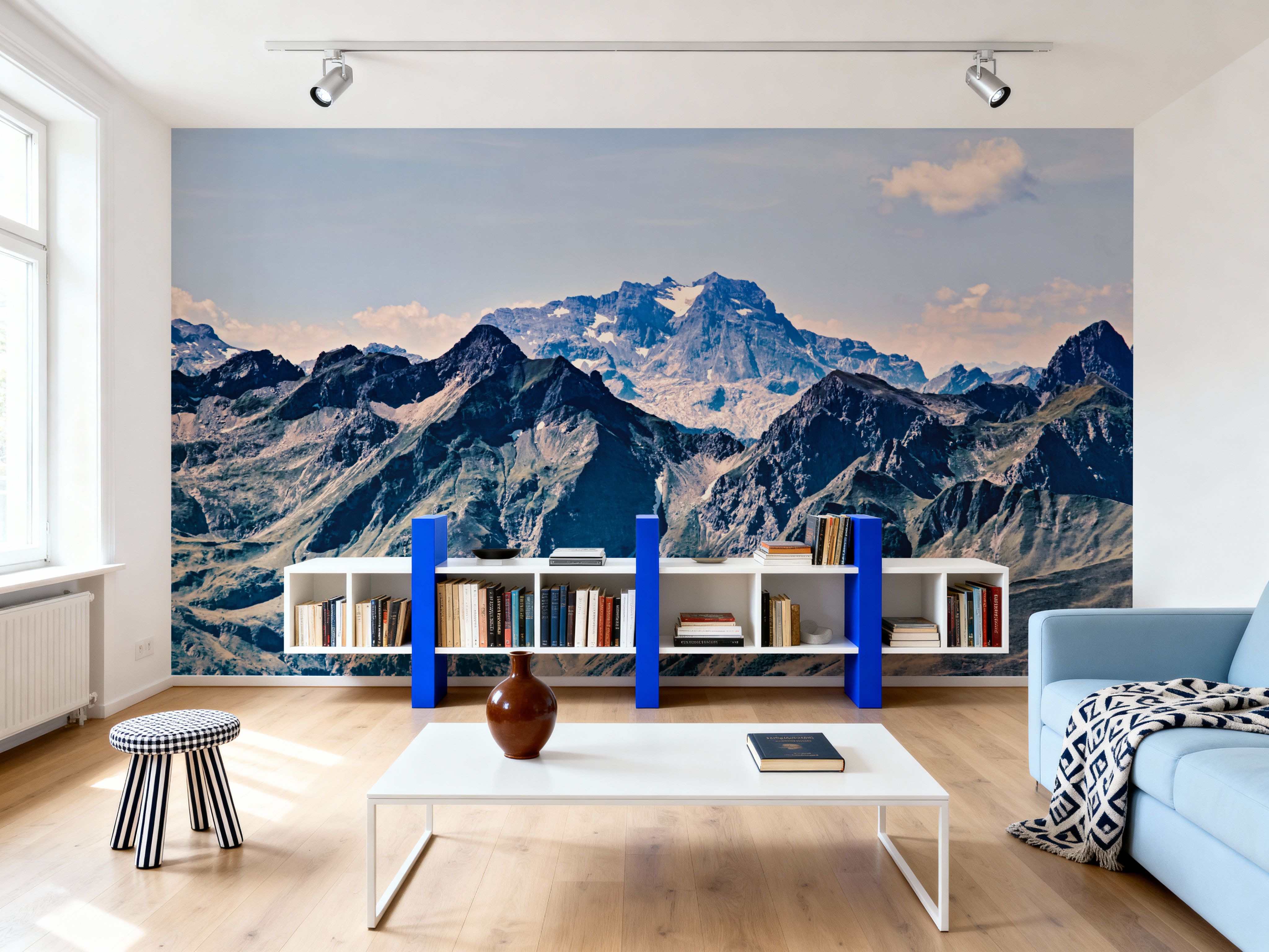 Vintage Look Mountain Top