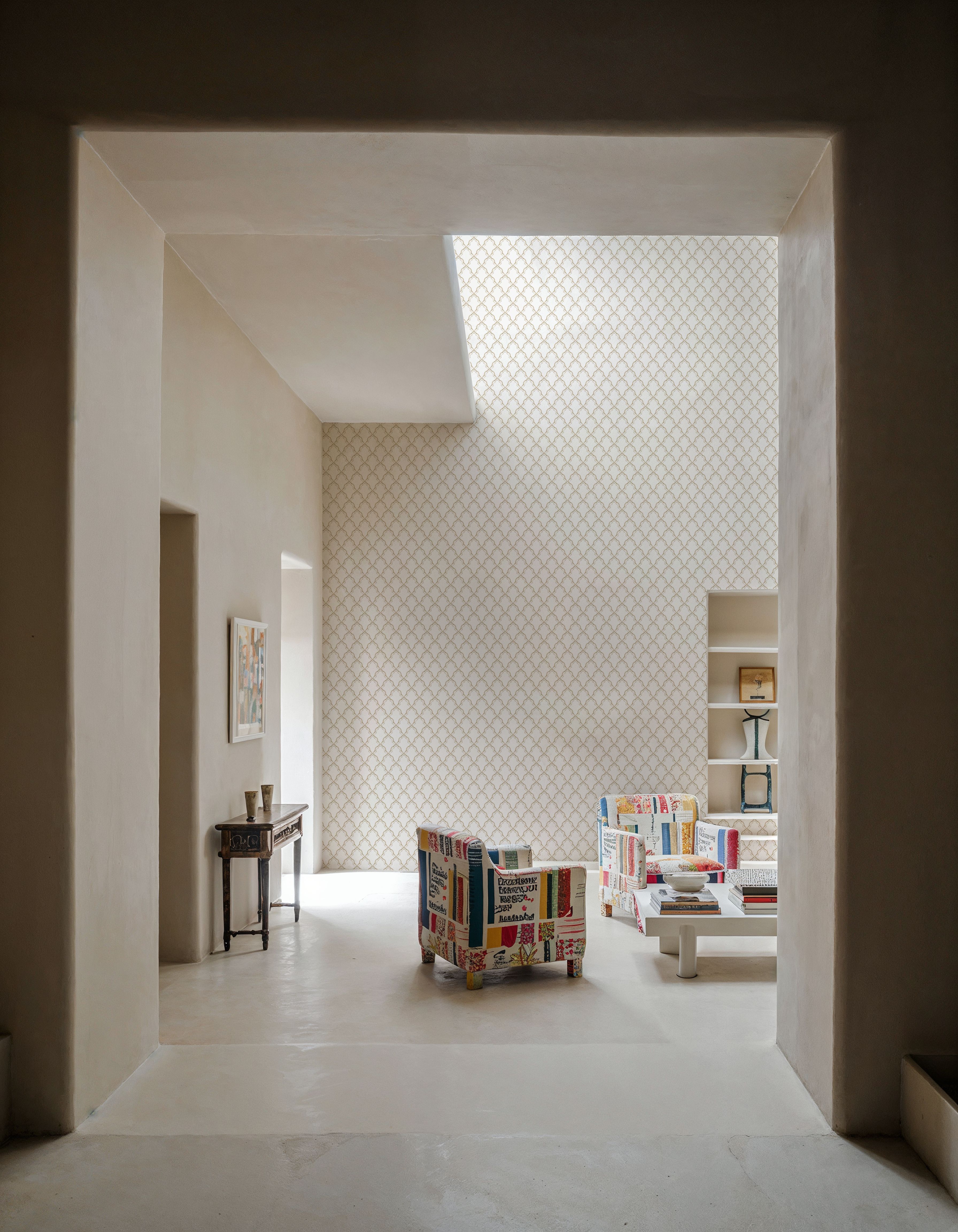 Medallion Trellis, Beige