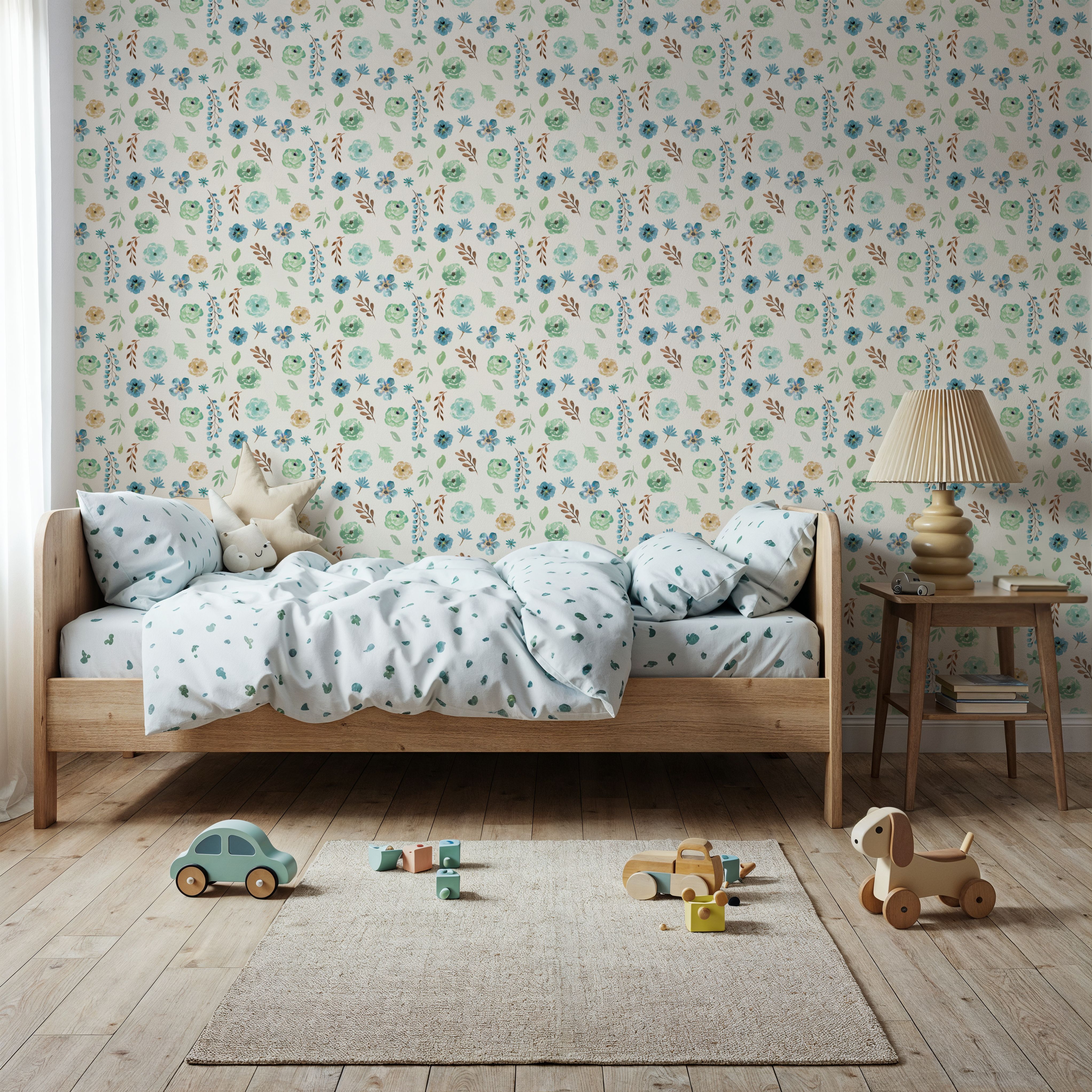 Flutterby Flowers White