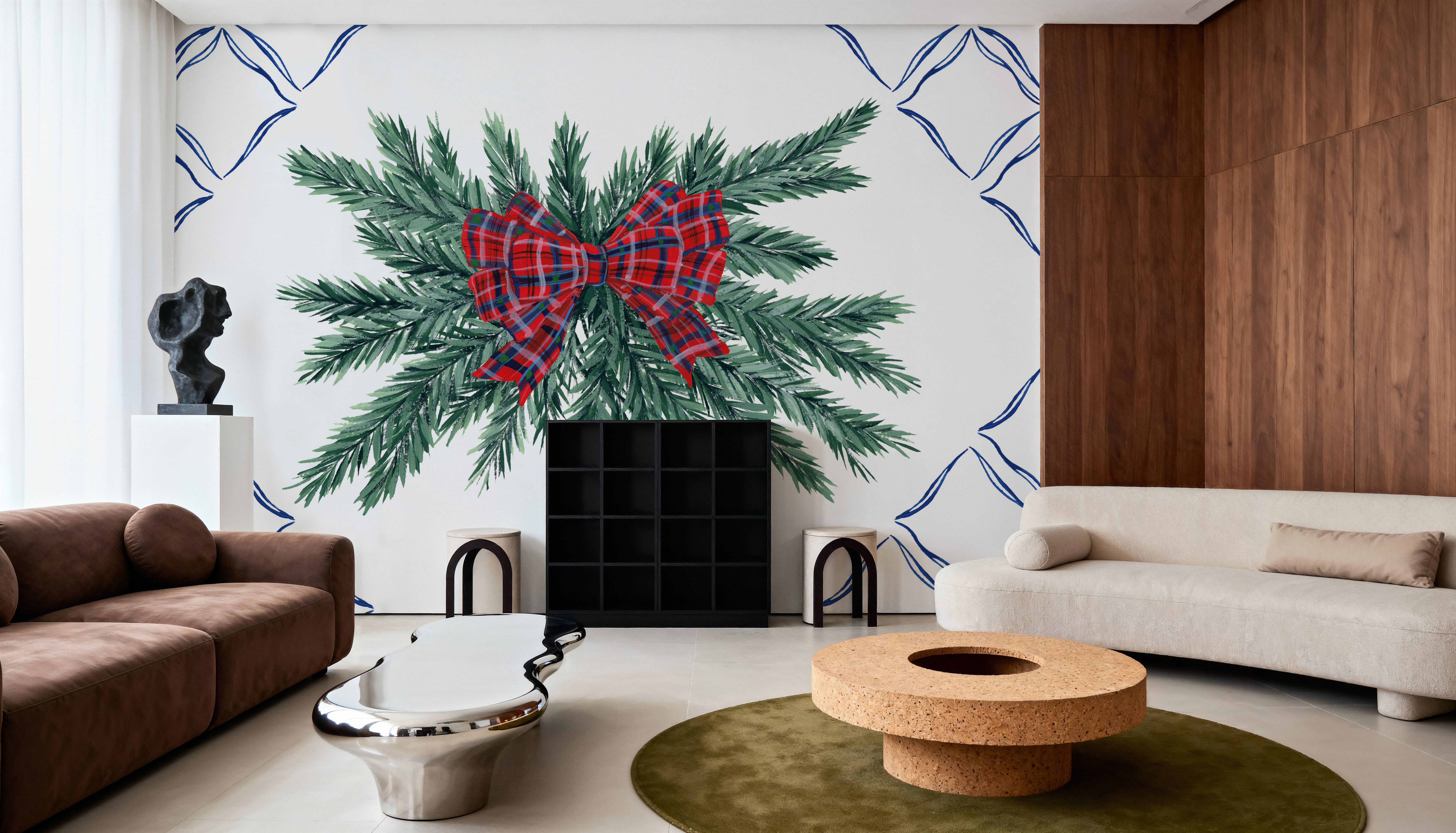 Holiday Tartan and Chinoiserie V