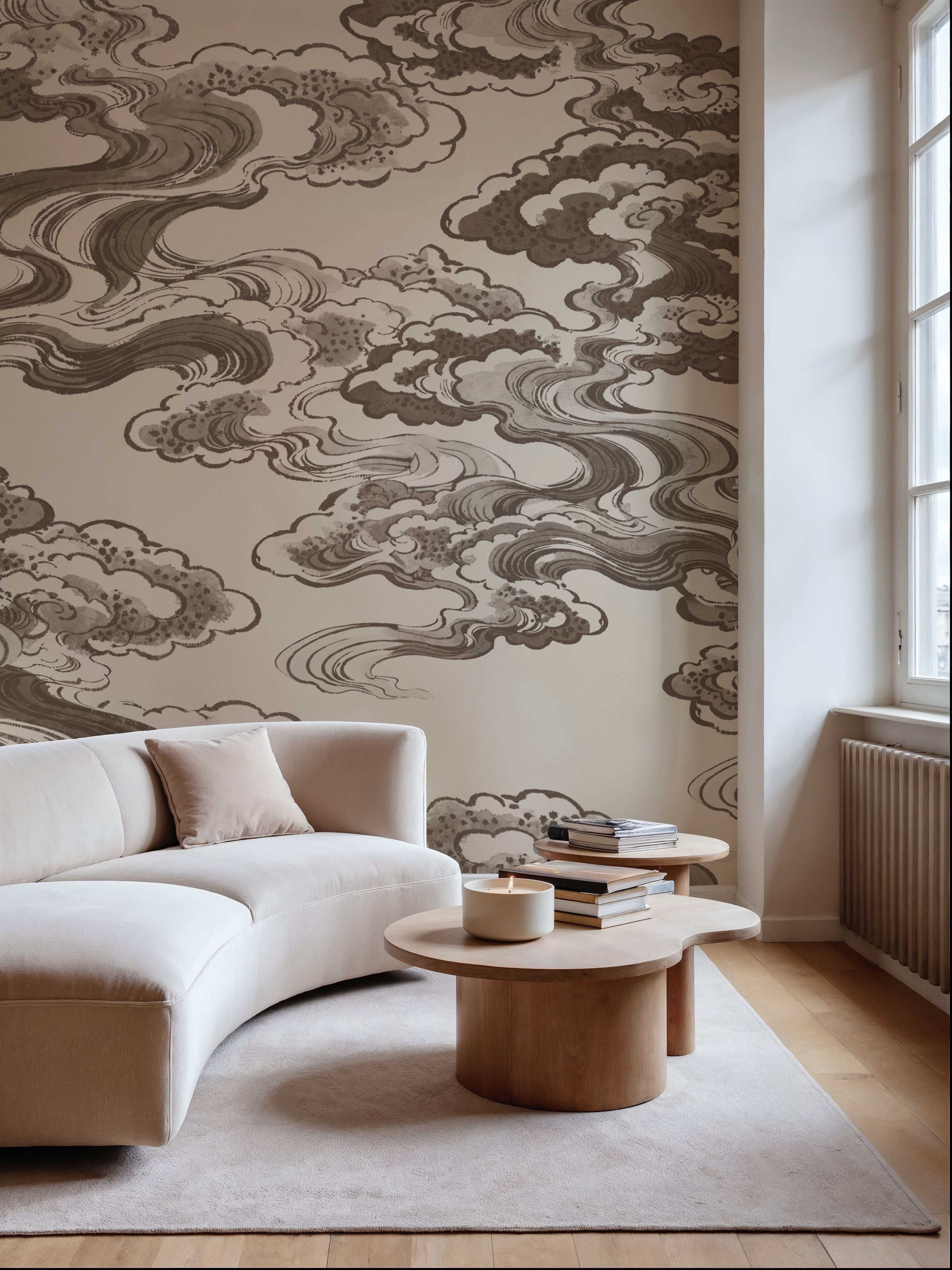 Ukiyo-e Clouds, Mauve