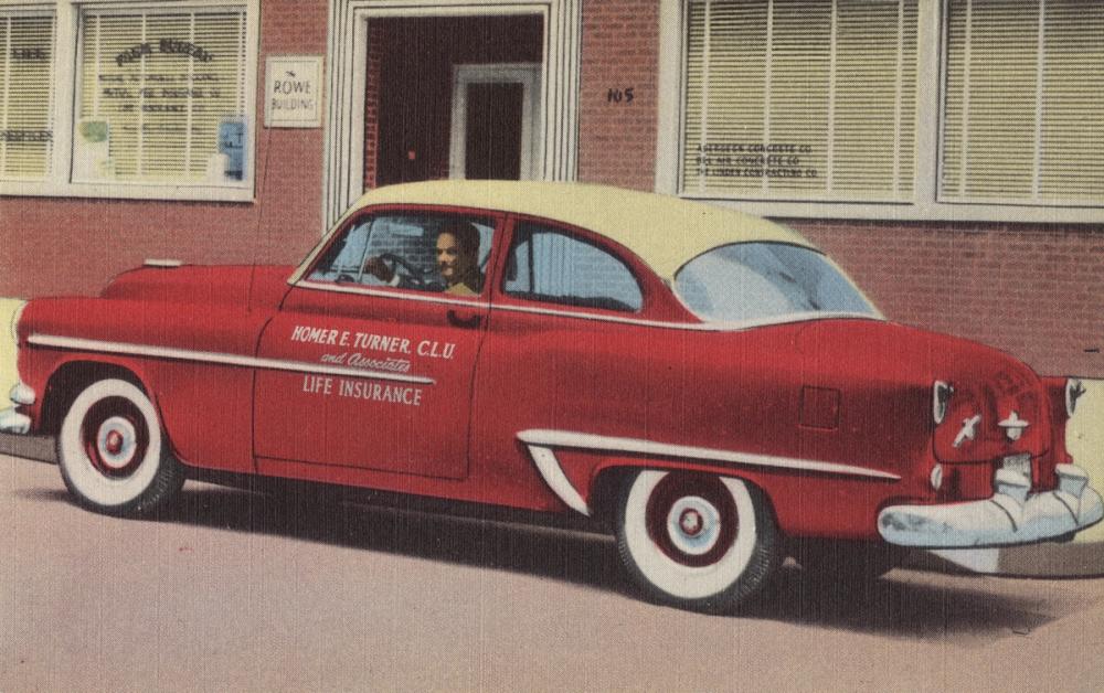 Greetings from your Life Insurance - Screenprint Postcard