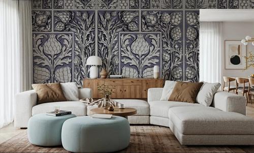 Thistle Walls Blue