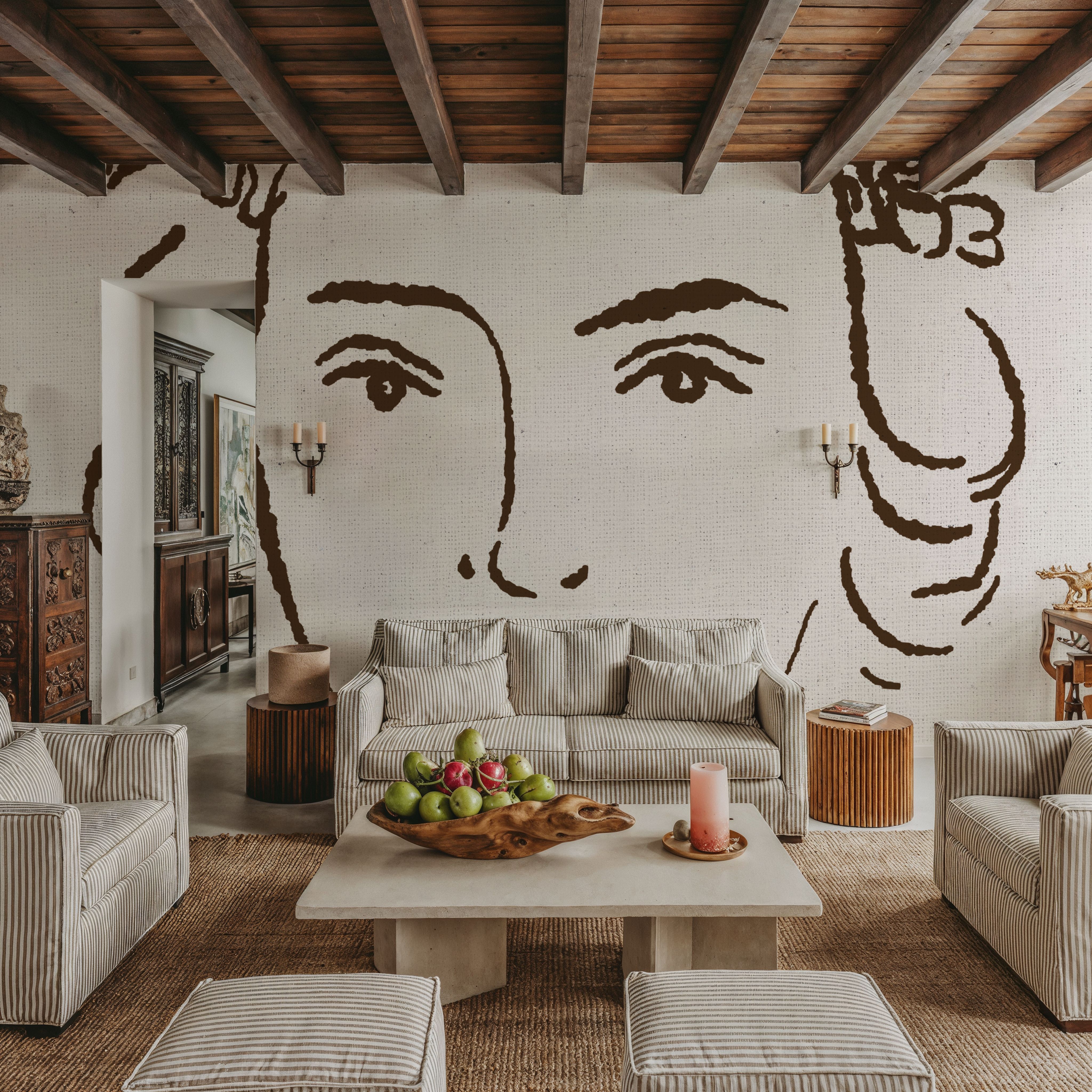 French Garden Portrait
