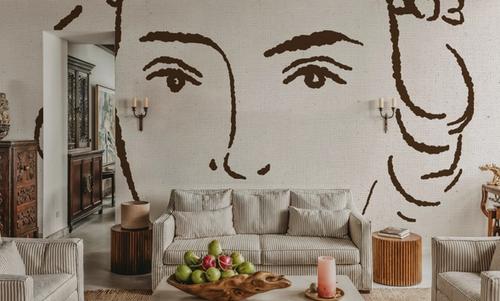 French Garden Portrait