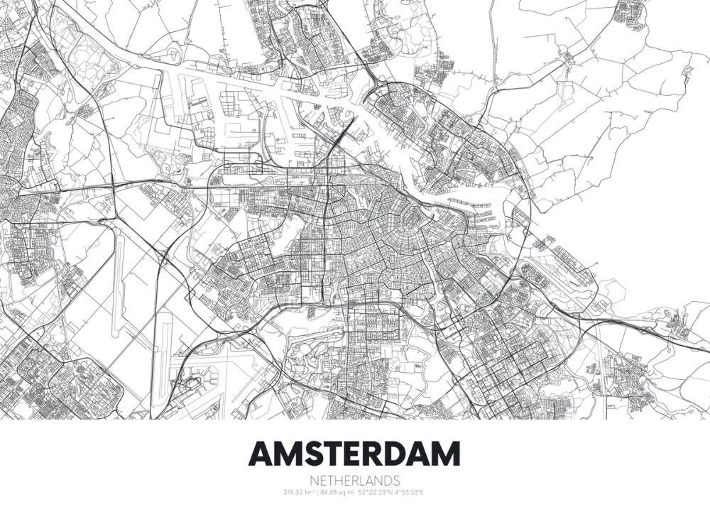 Map of Amsterdam