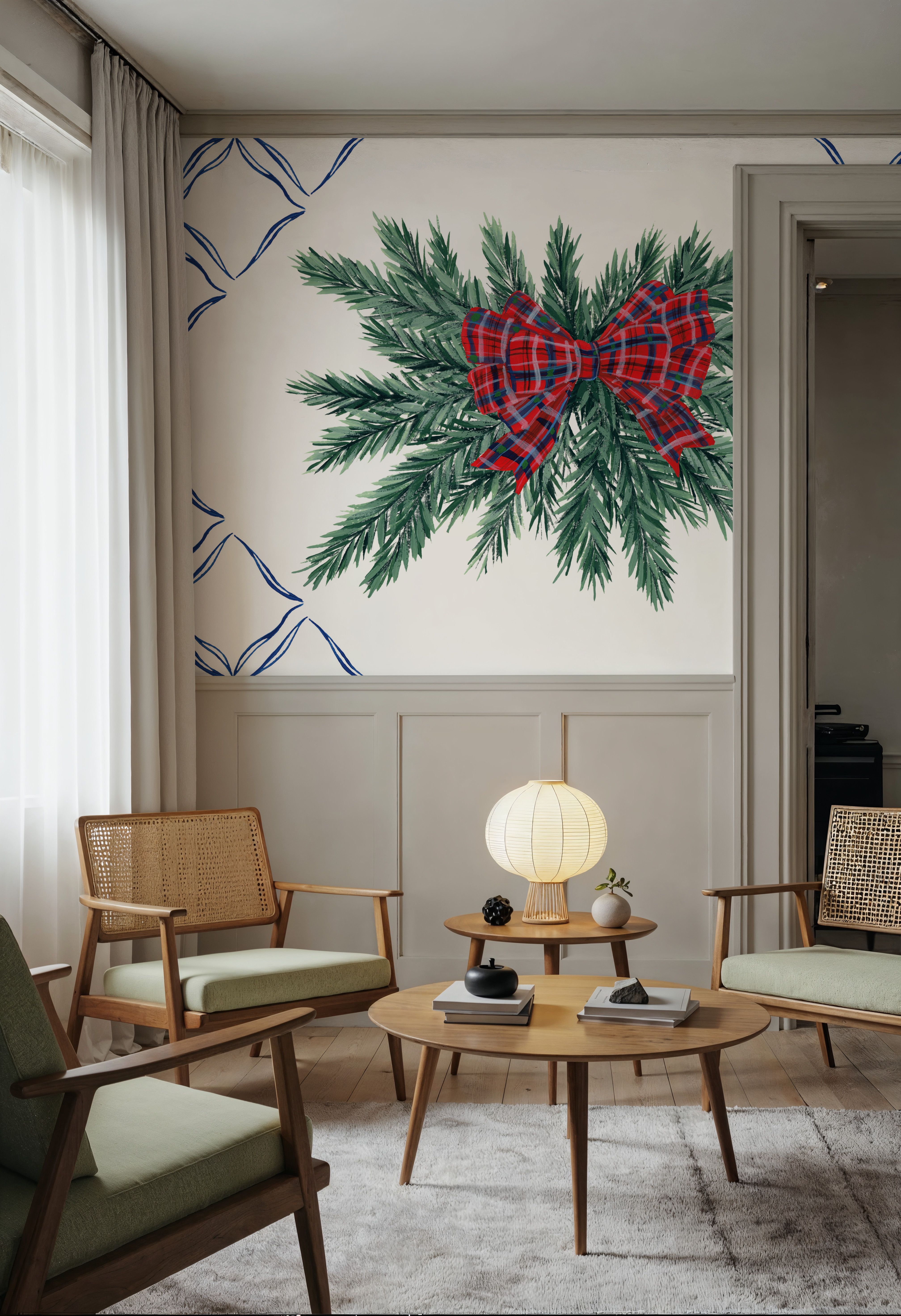 Holiday Tartan and Chinoiserie V