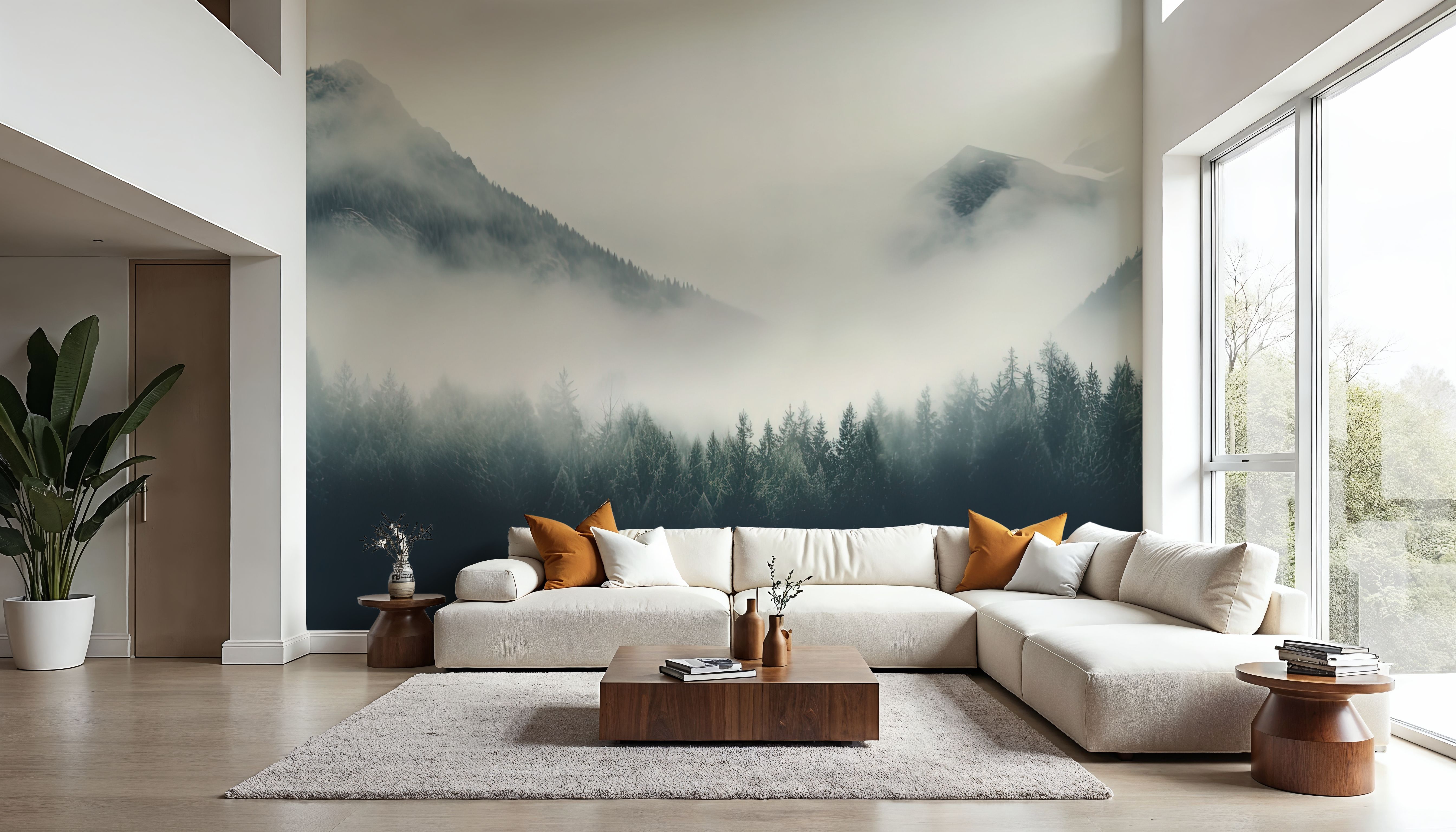 Winter Mountain View