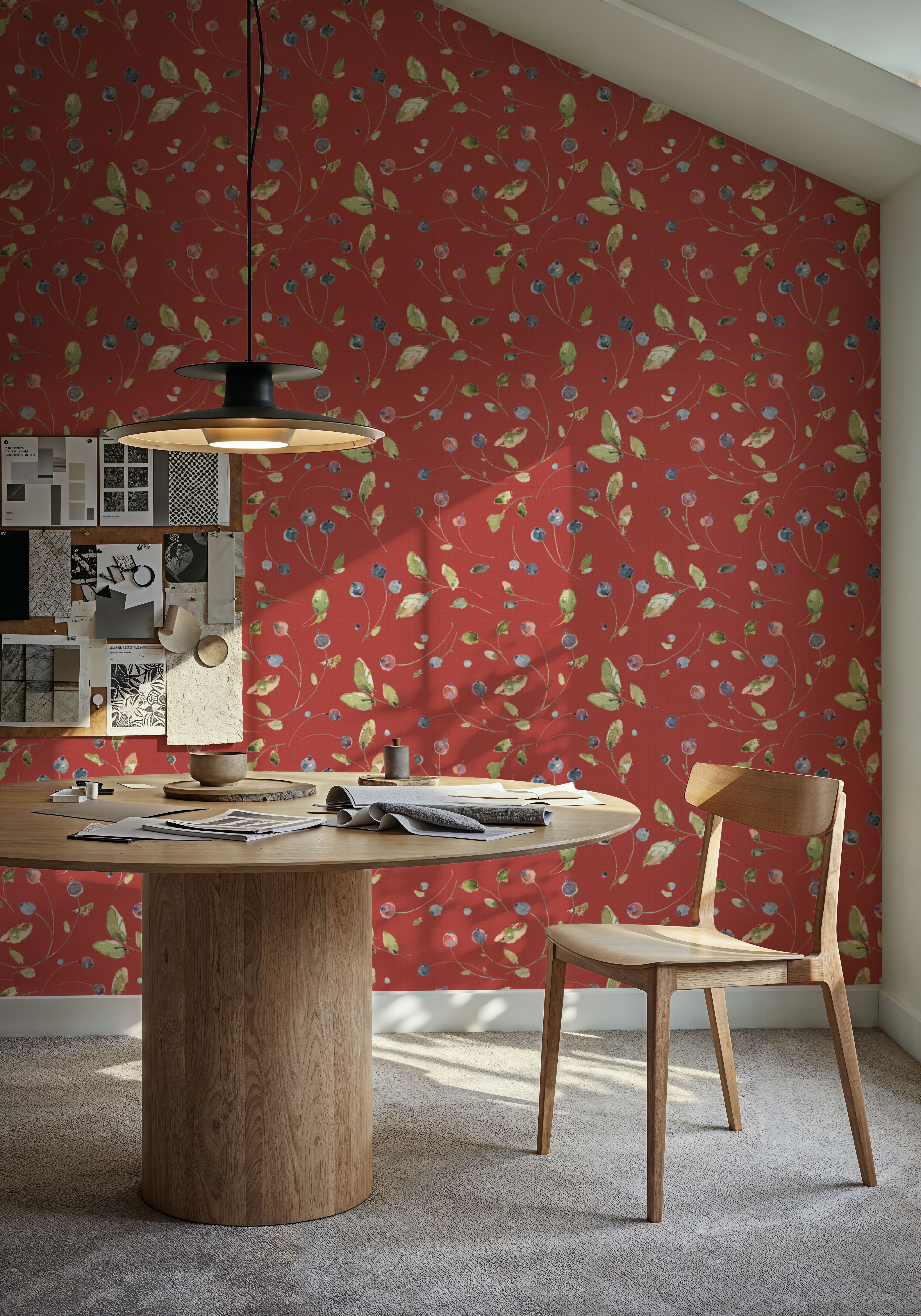 Time to Share Floral Red