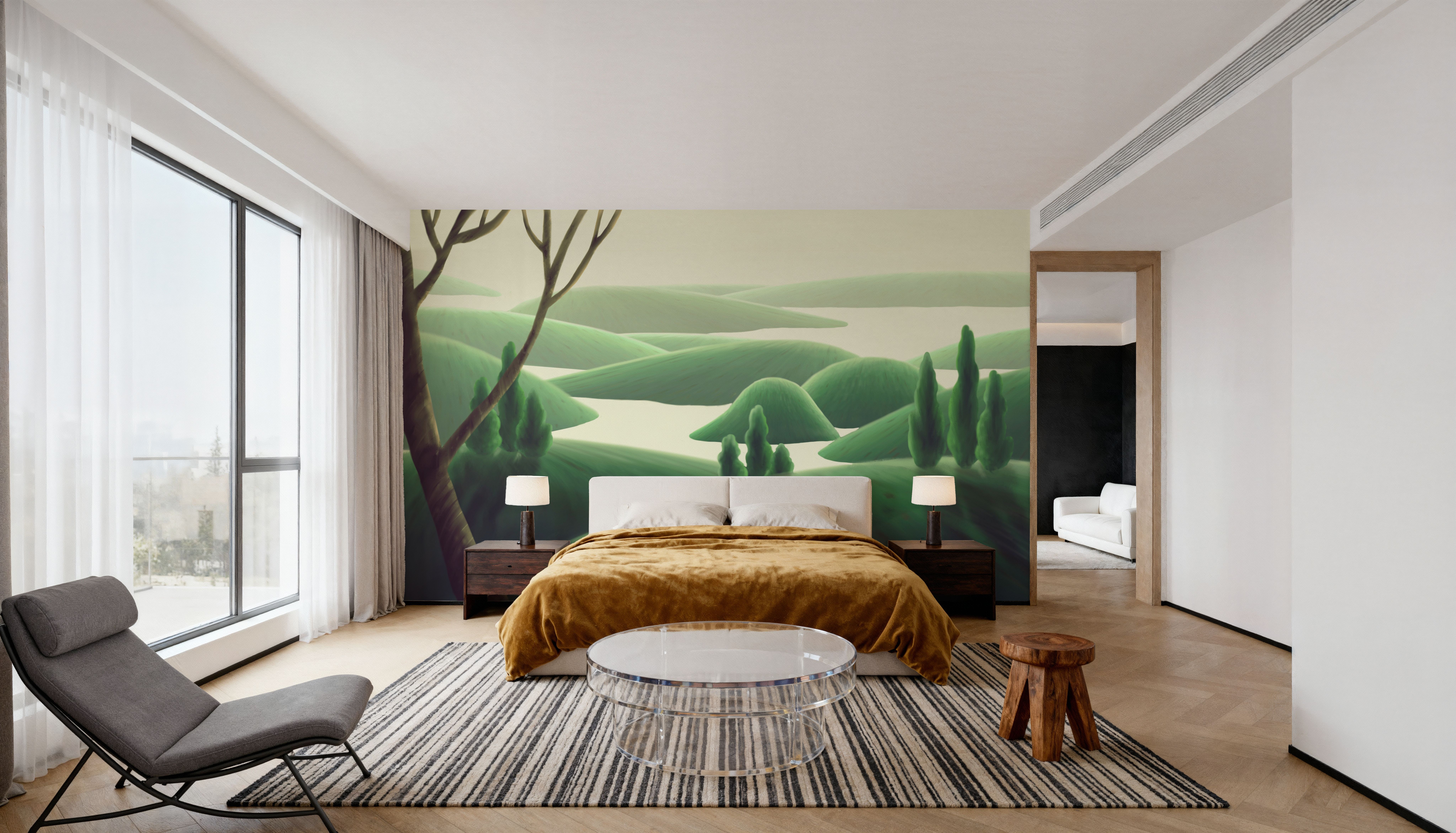 Flying over the Hills, Wallpaper