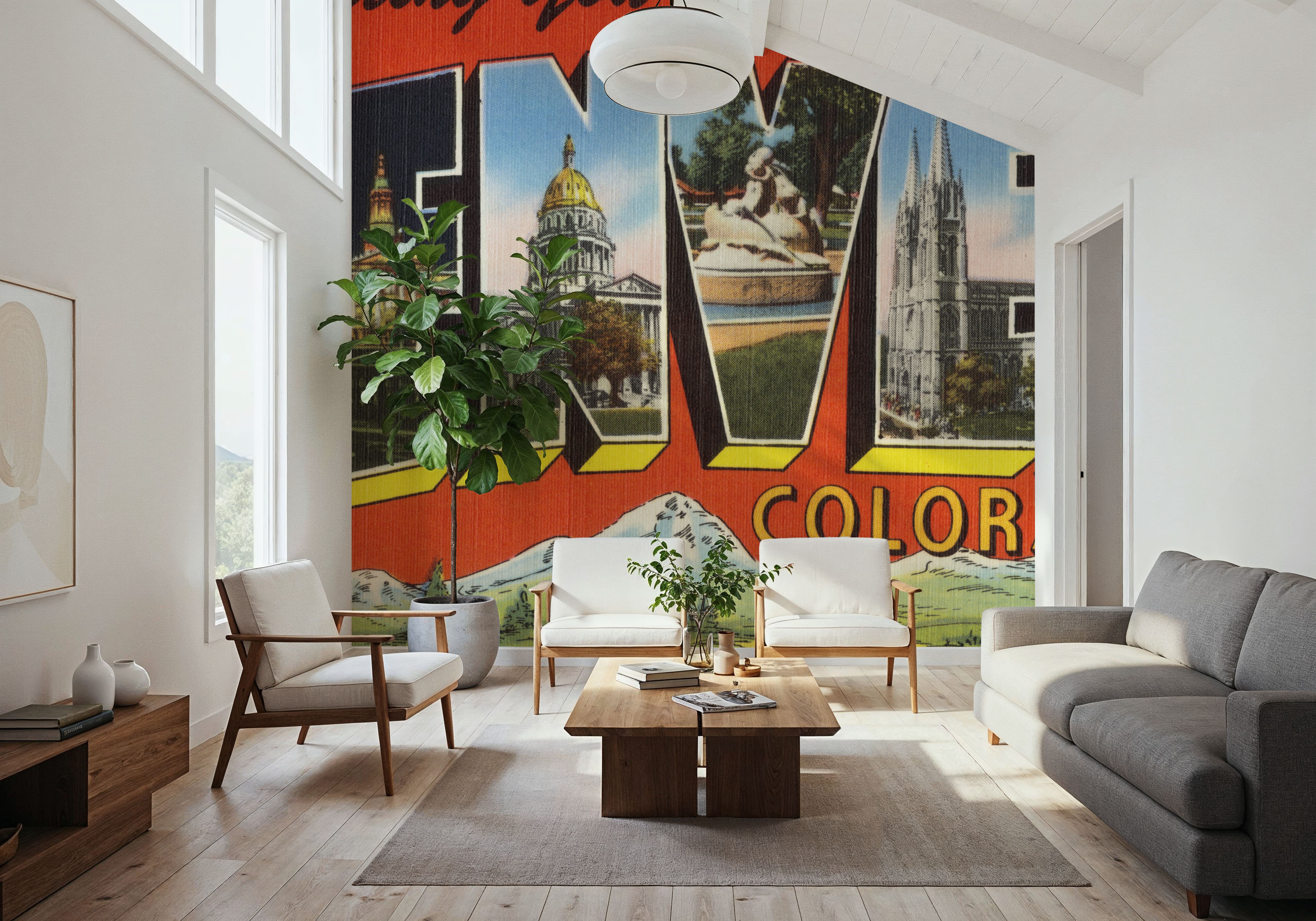 Greetings from Denver - Screenprint Postcard