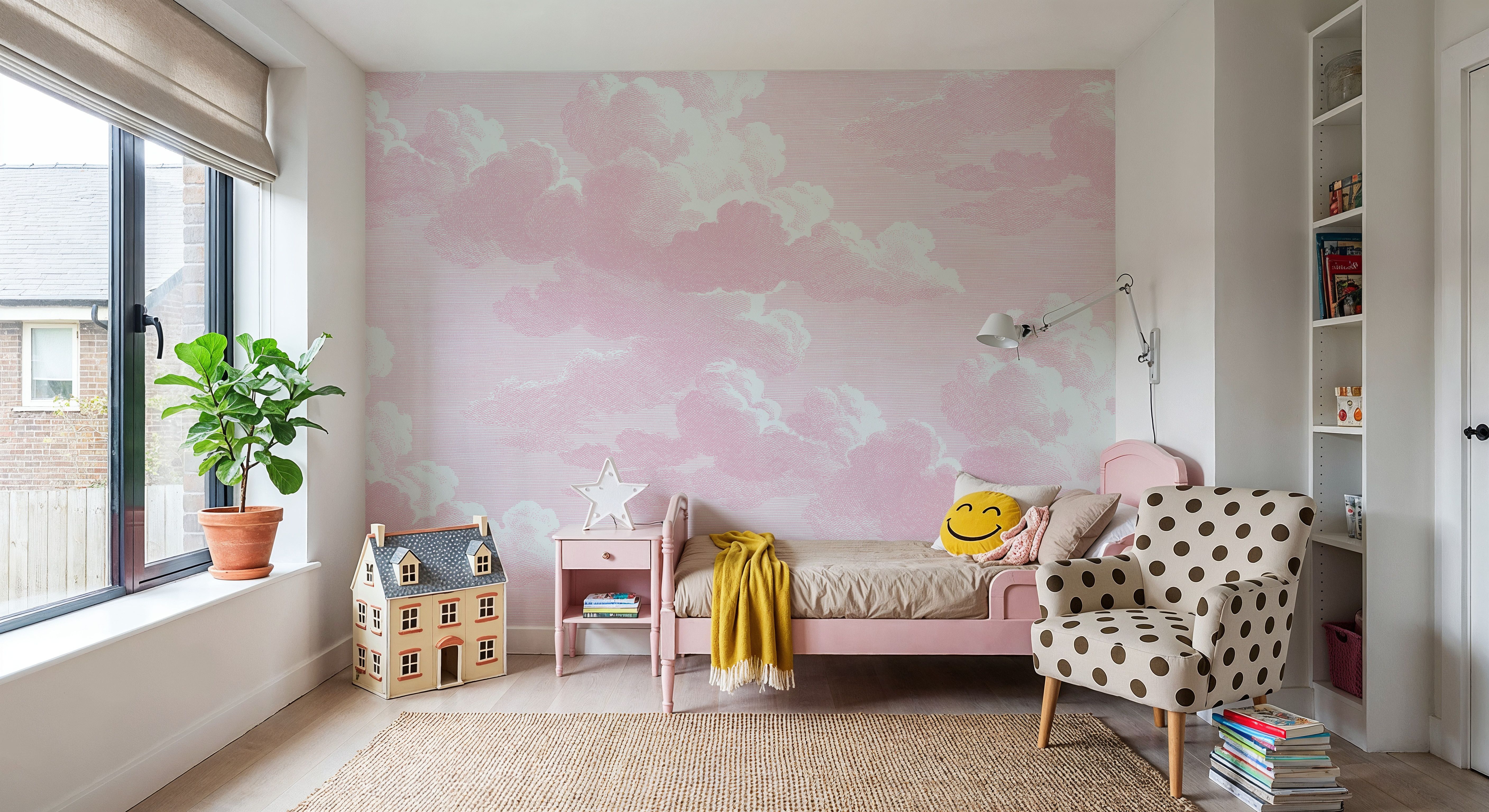 Intaglio Clouds, Blush Pink