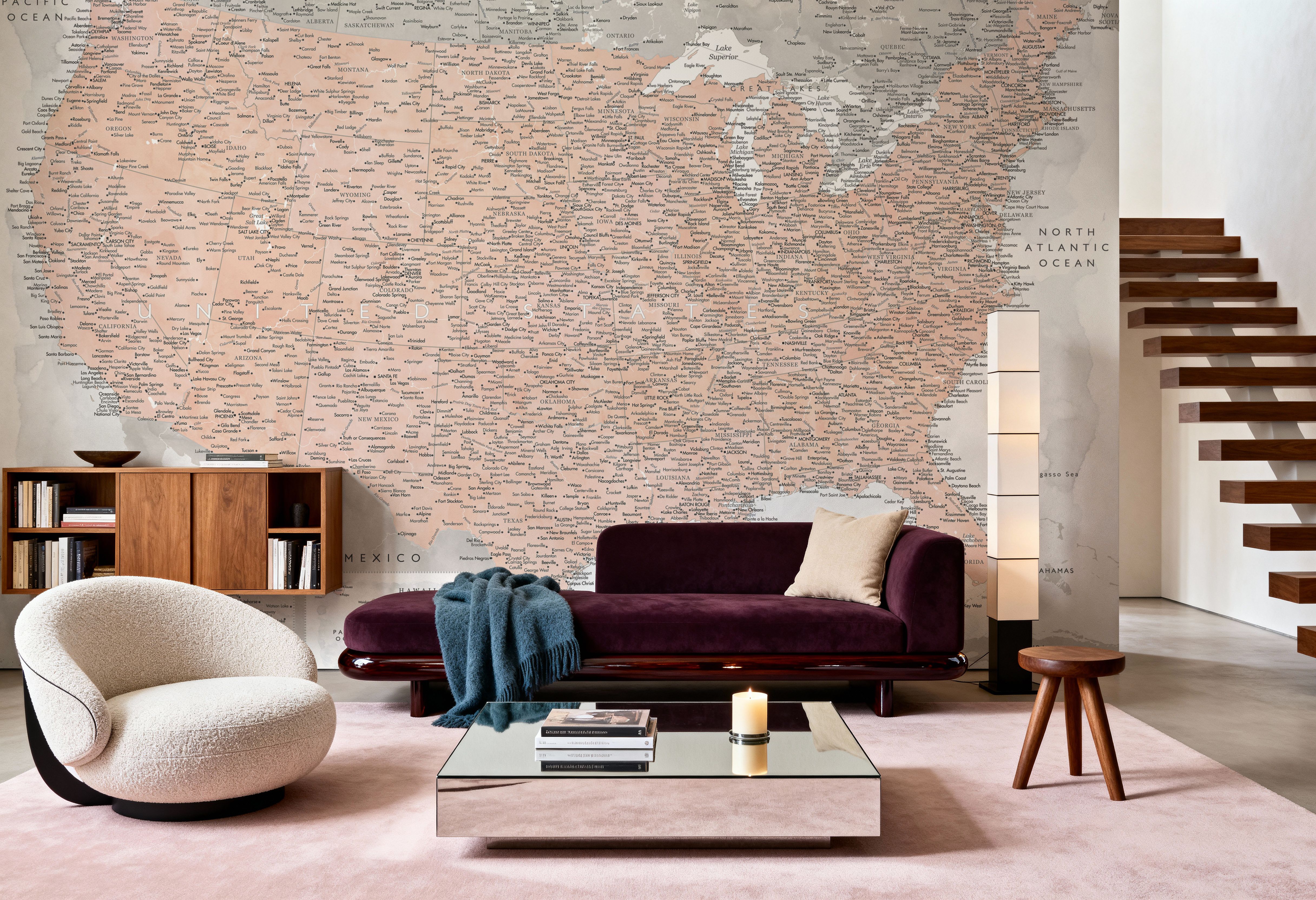 US Map Detailed - Lynette