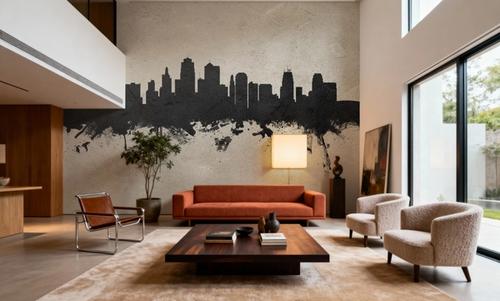 Kansas City Missouri Skyline Concrete