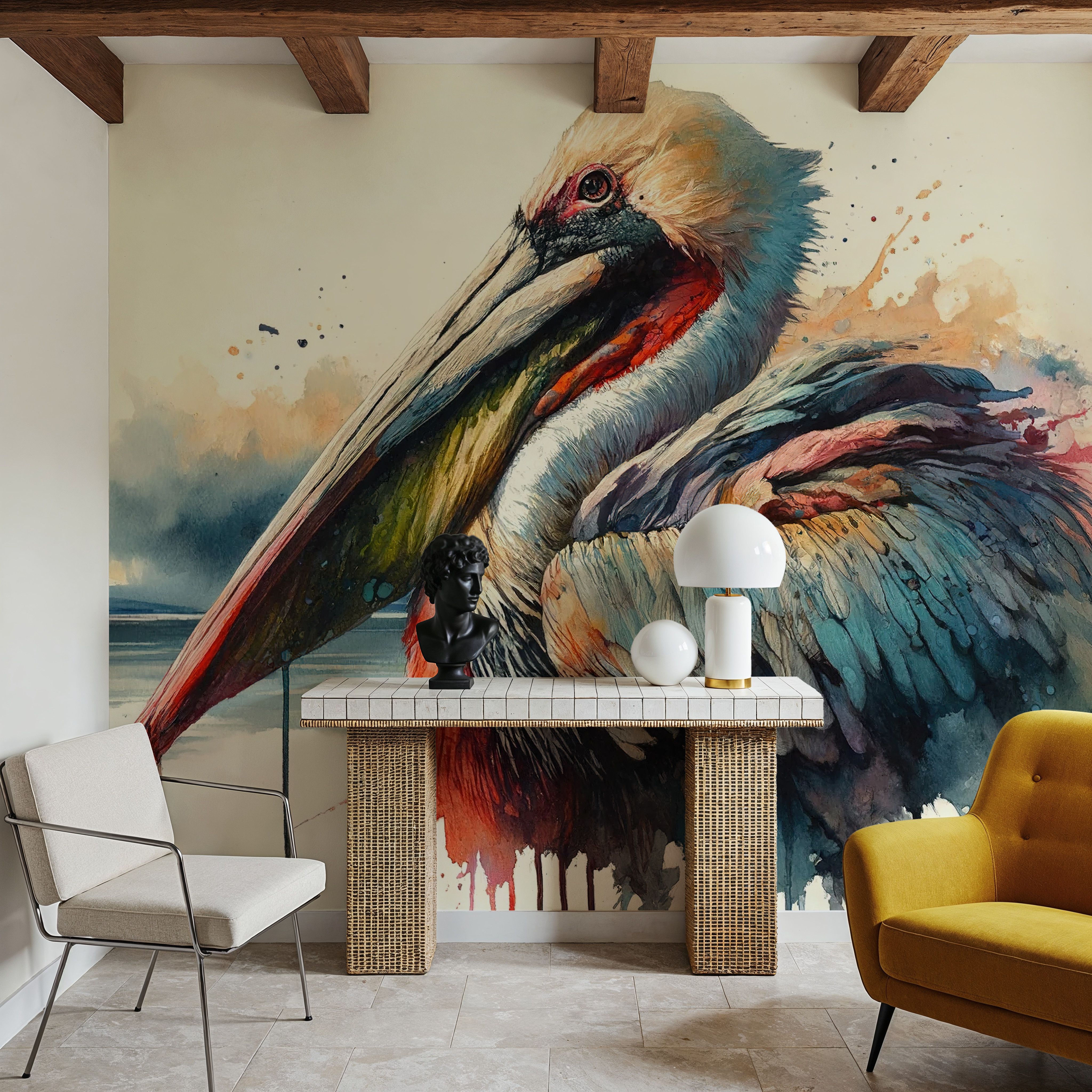 Sovereign Gaze of the Coastal Sentinel