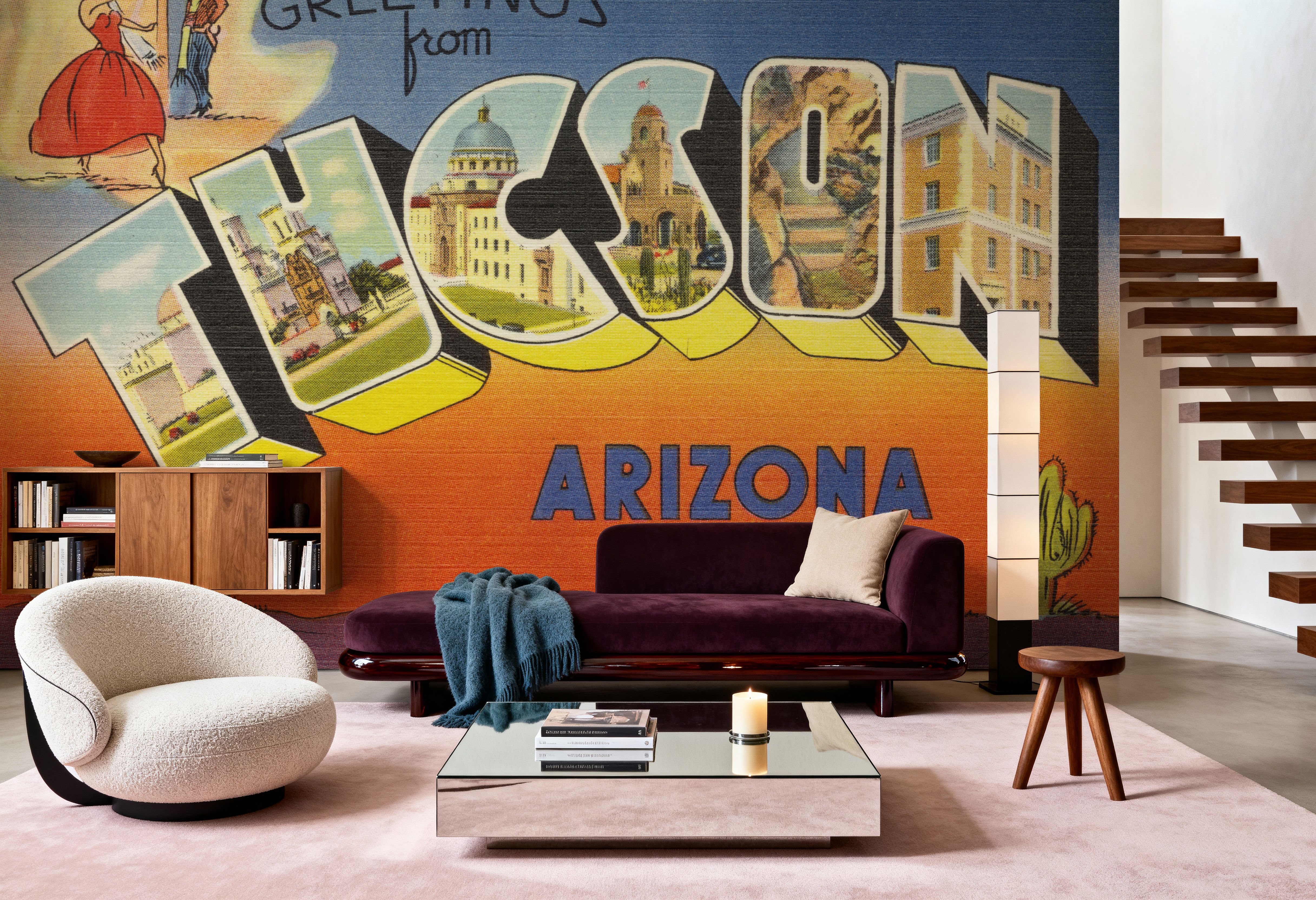 Greetings from Tucson - Screenprint Postcard