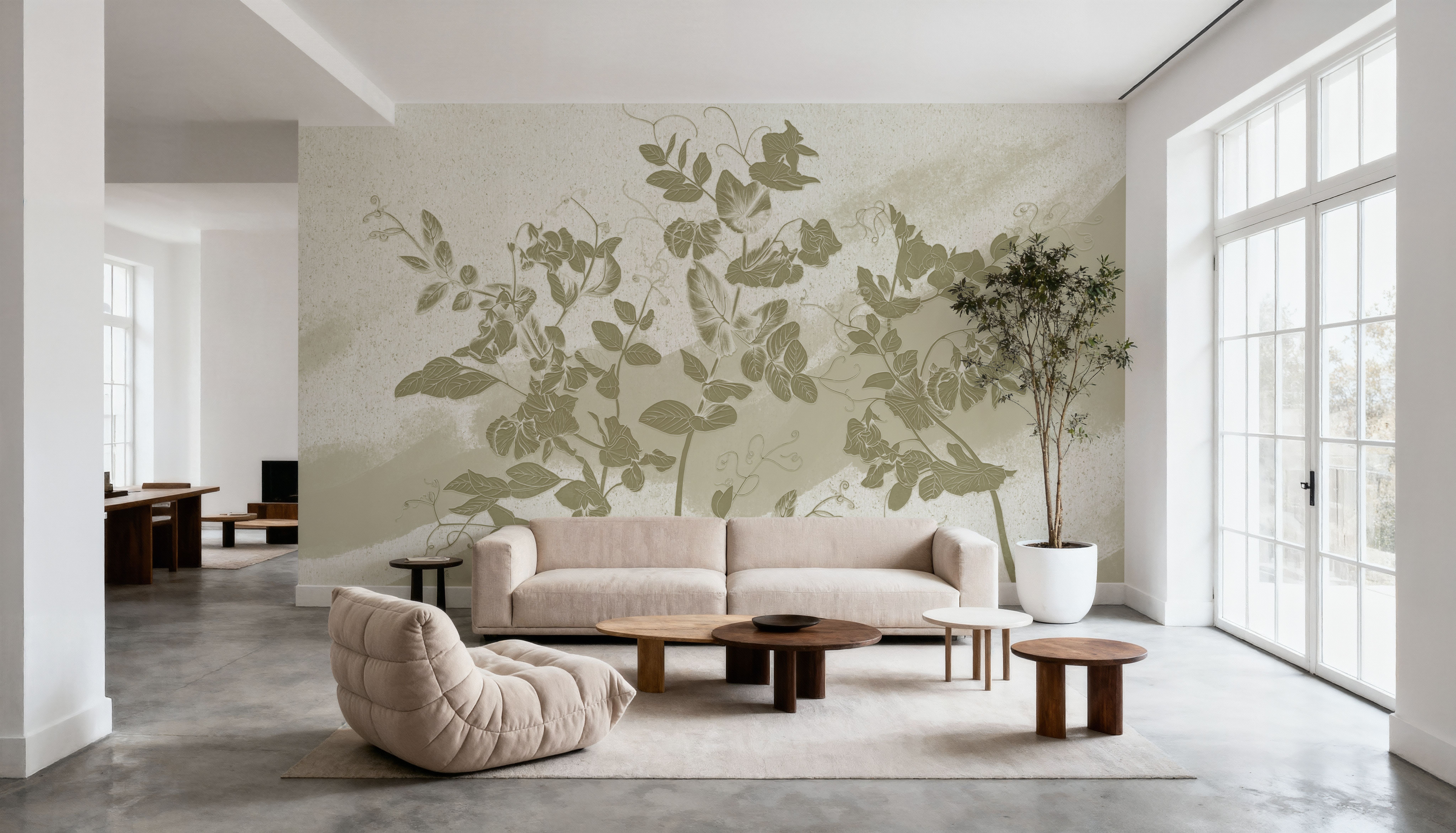 Sweet Peas Stroke Yellow