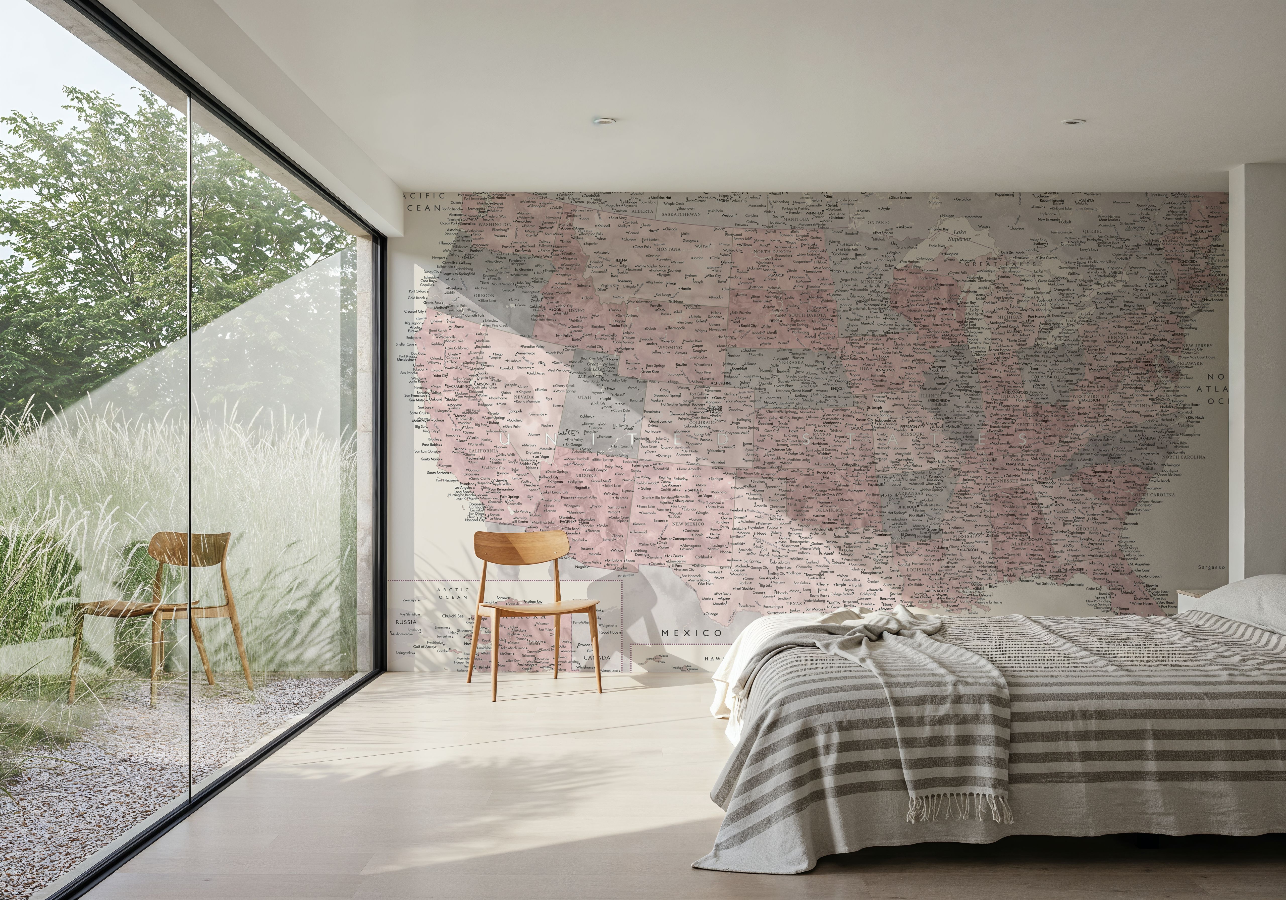 US Map Detailed - Madelia, Wallpaper