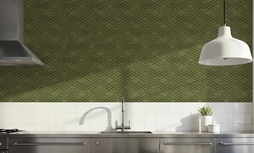 Woodland Waves Green