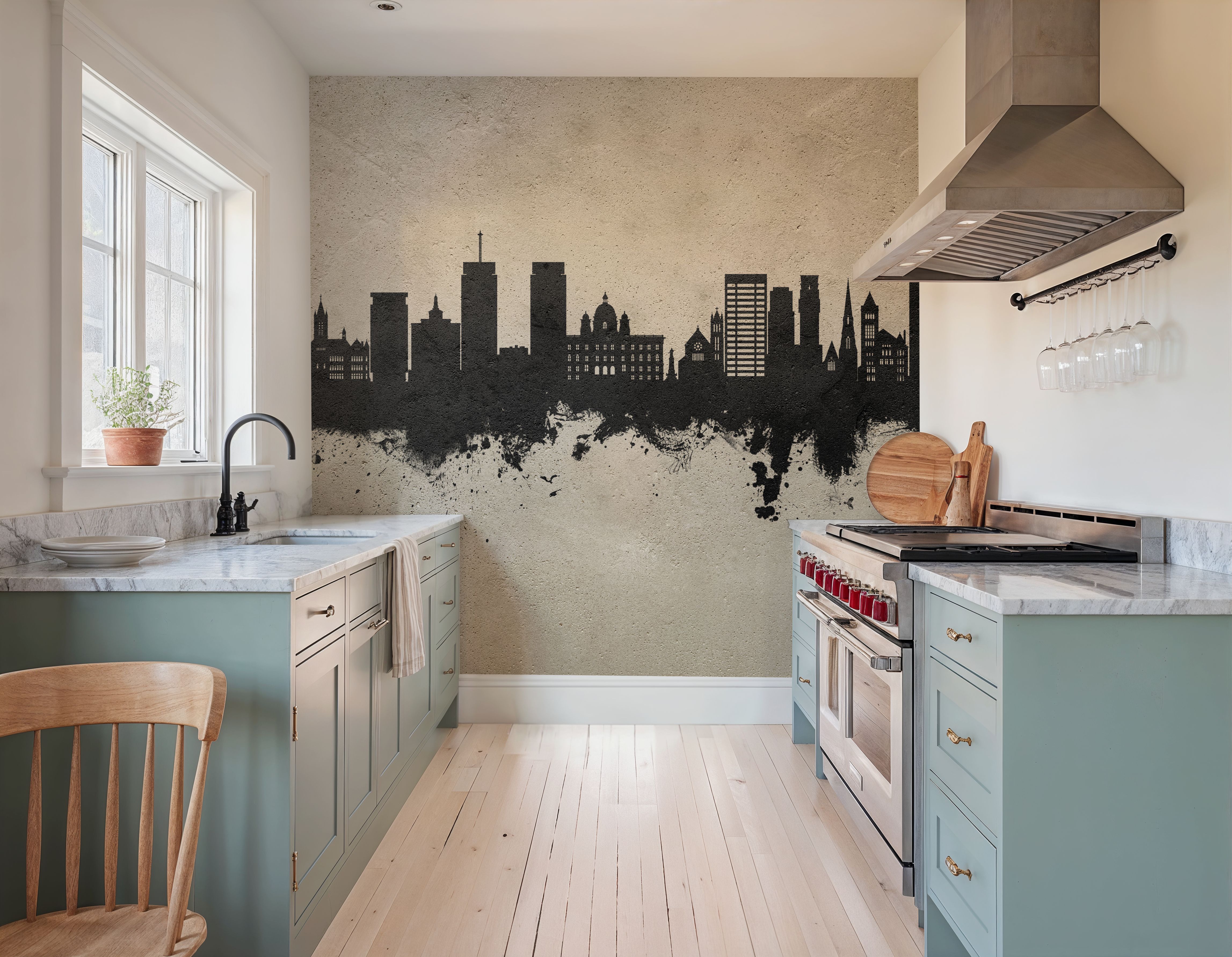 Syracuse New York Skyline Concrete