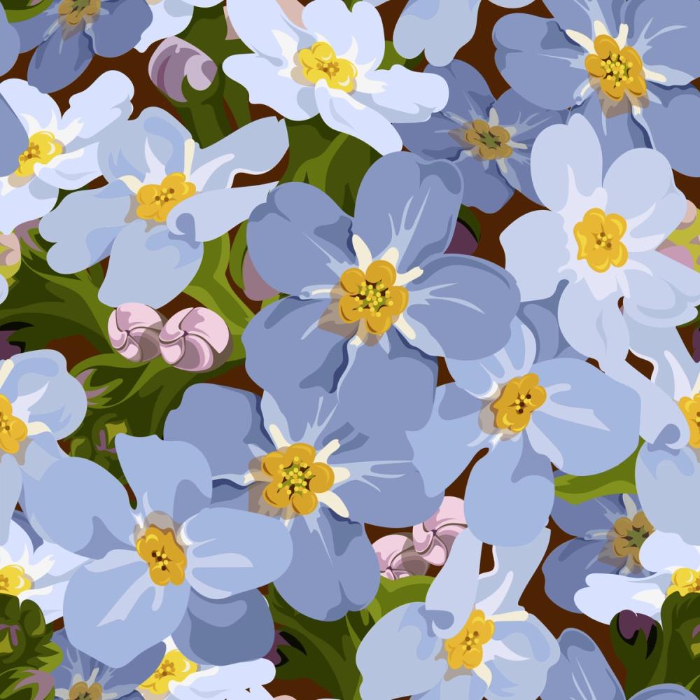 Forget Me Nots, Purple