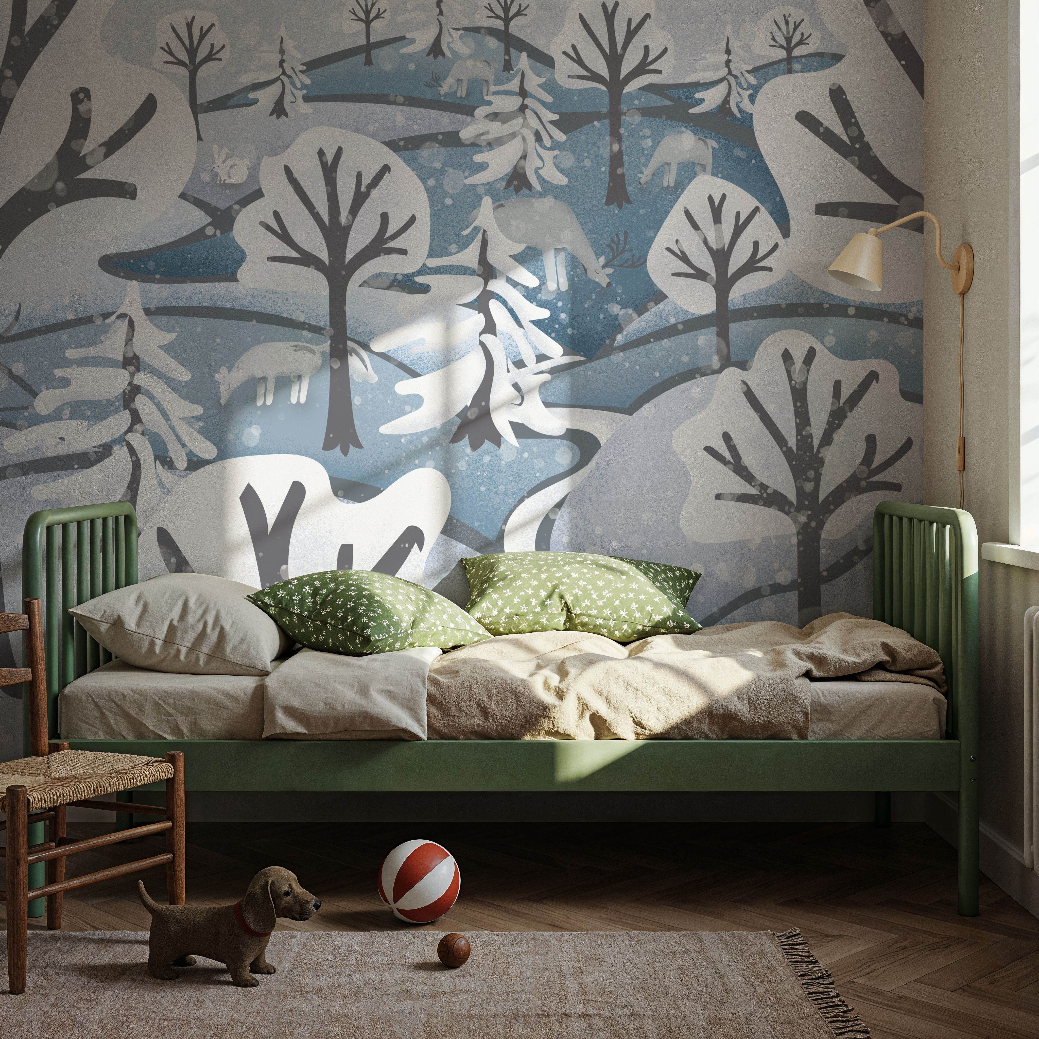 Frozen Forest, Ice Blue