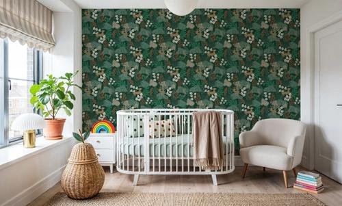 Wild and Free Pattern, Green
