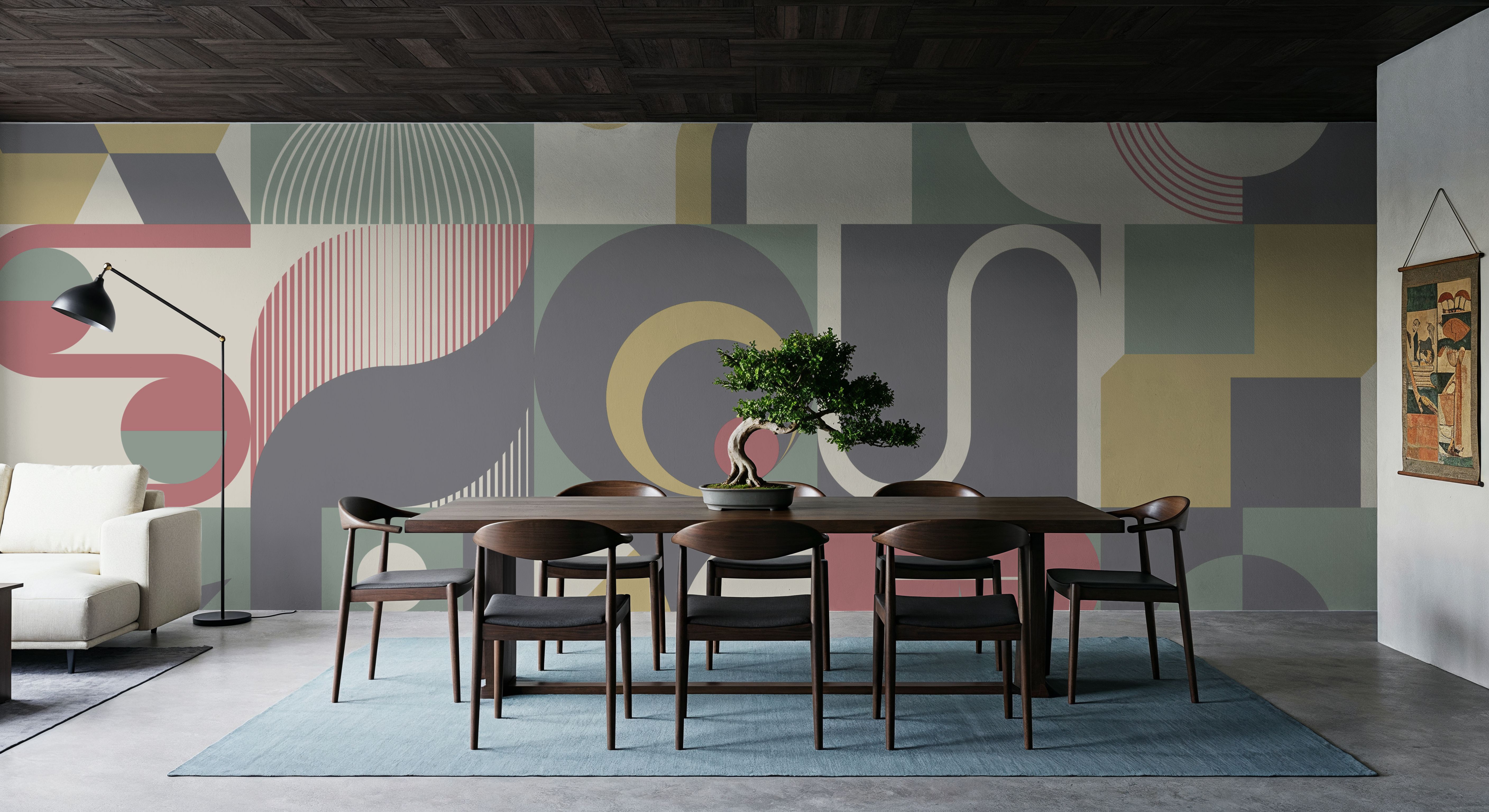 Bauhaus Geometric, Muted