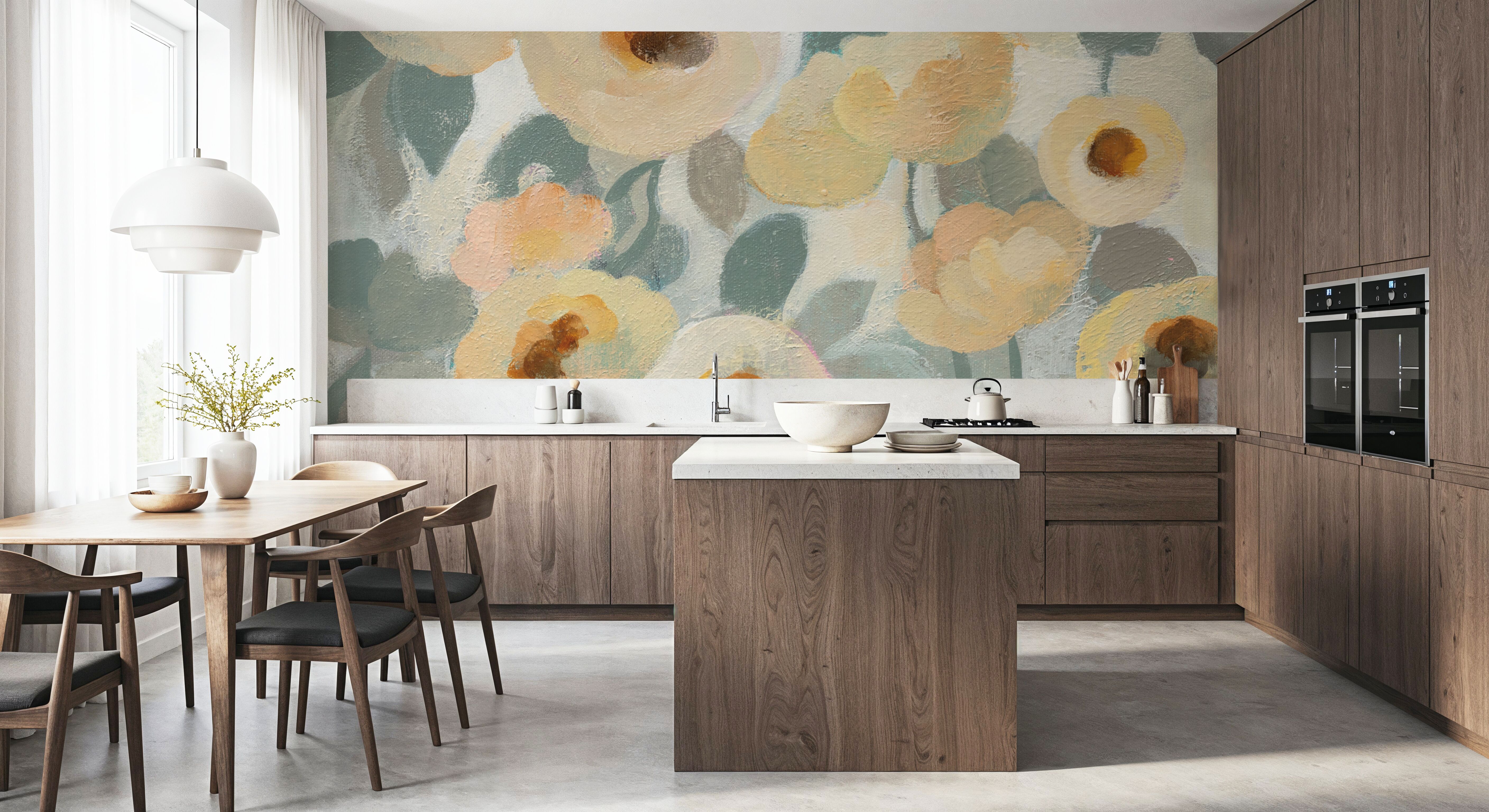 Breezy Flowers I, Wallpaper