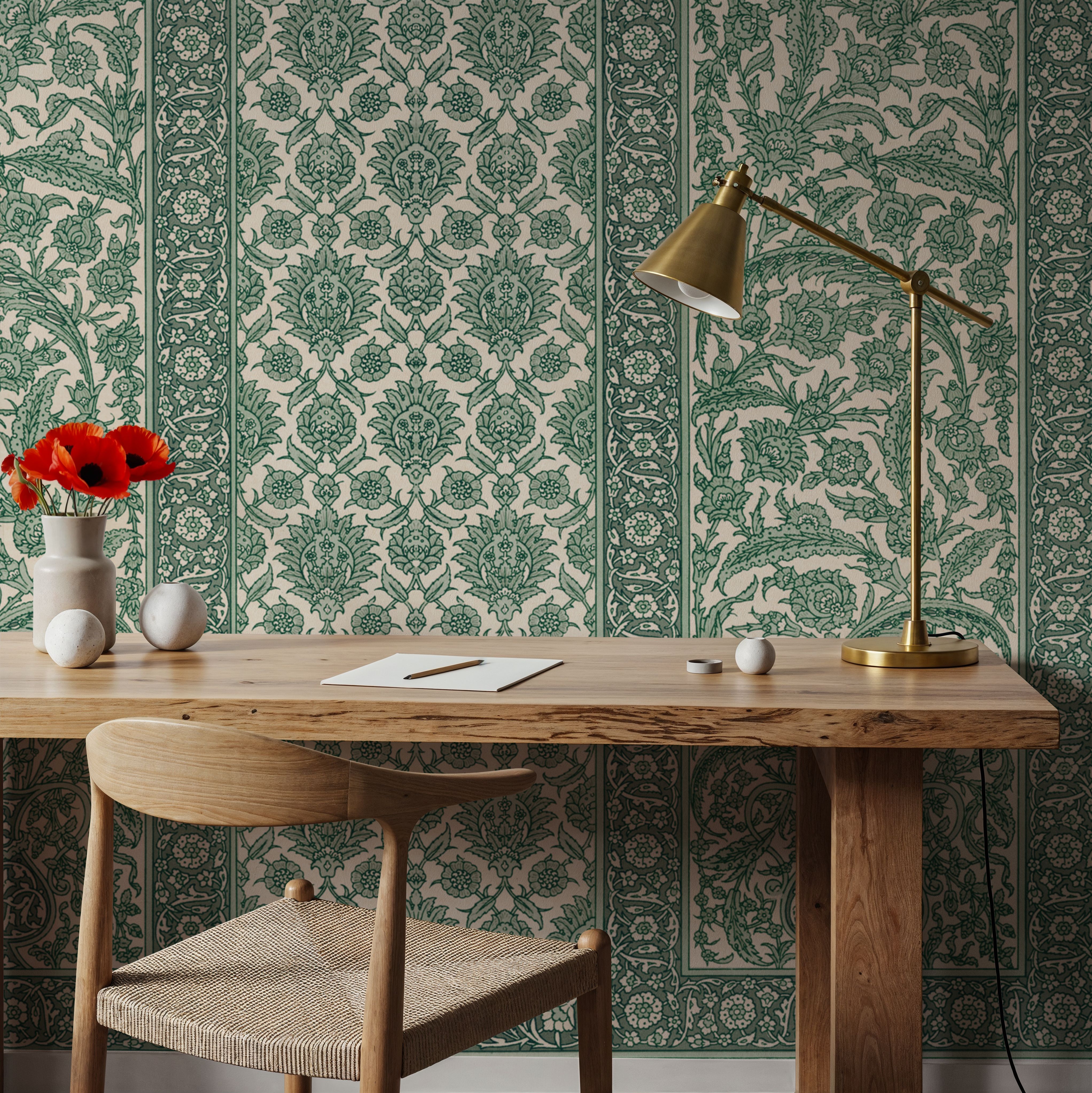 Riad Ornaments, Forest Green