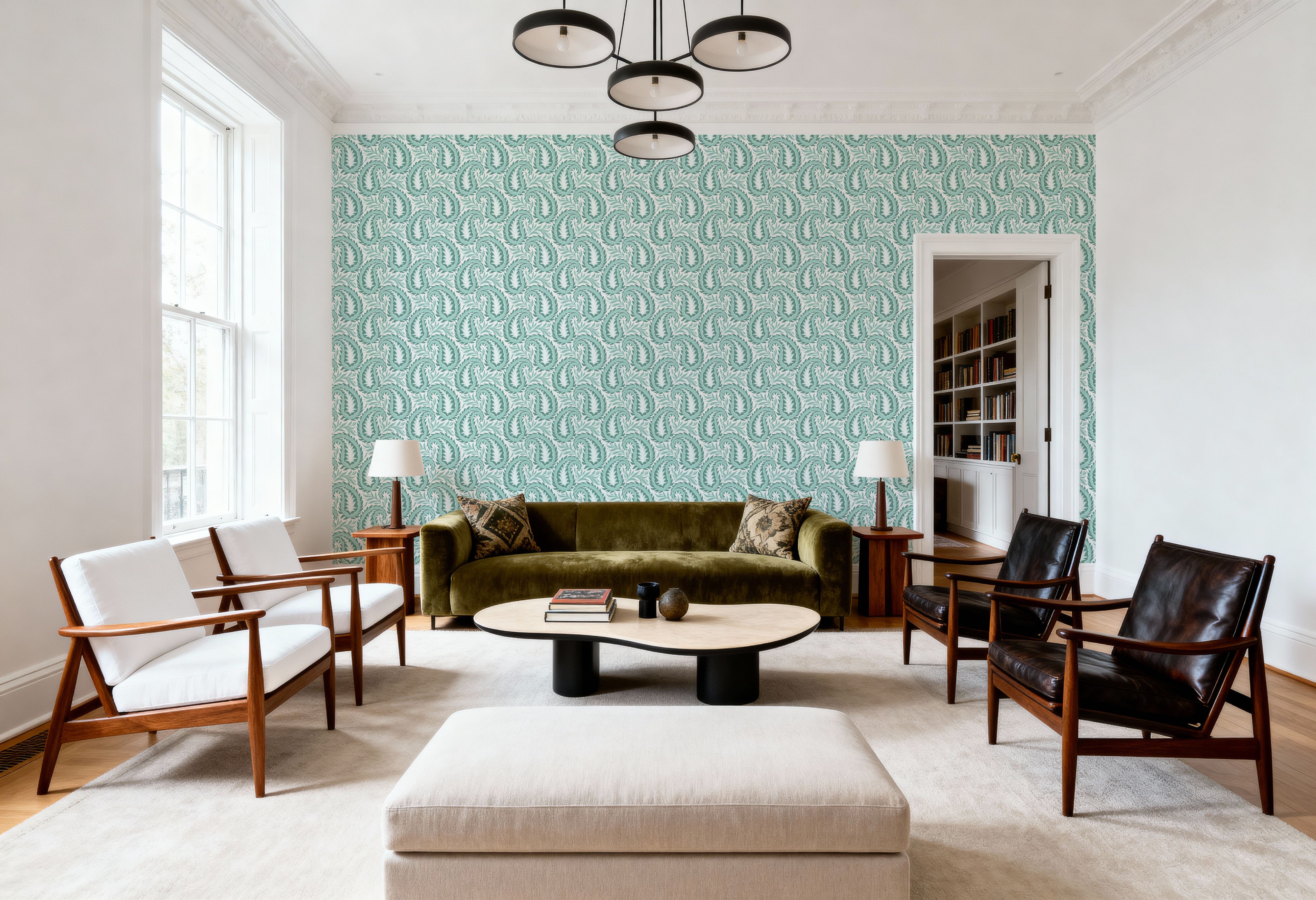 Botanical Paisley, Mint