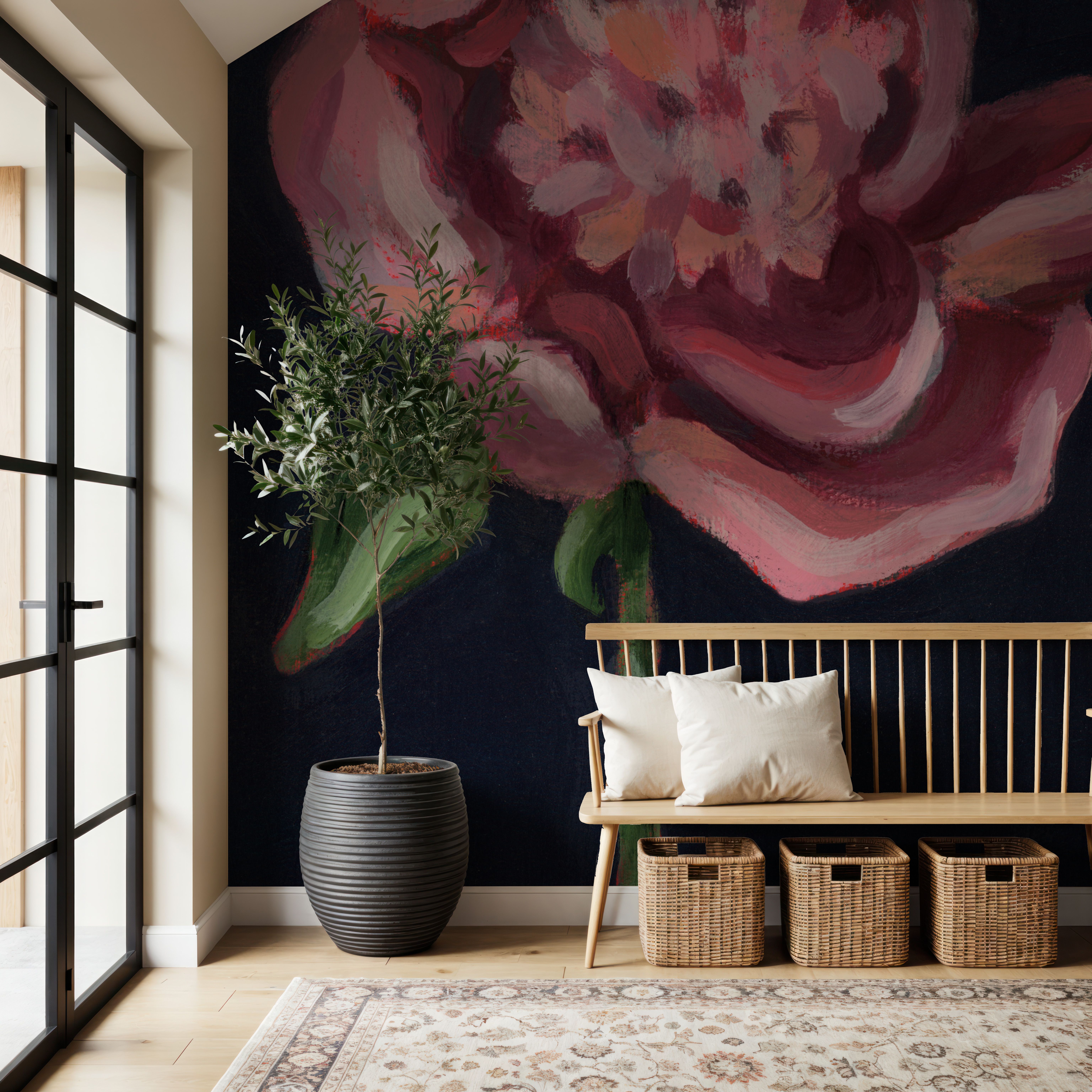Peony in Black