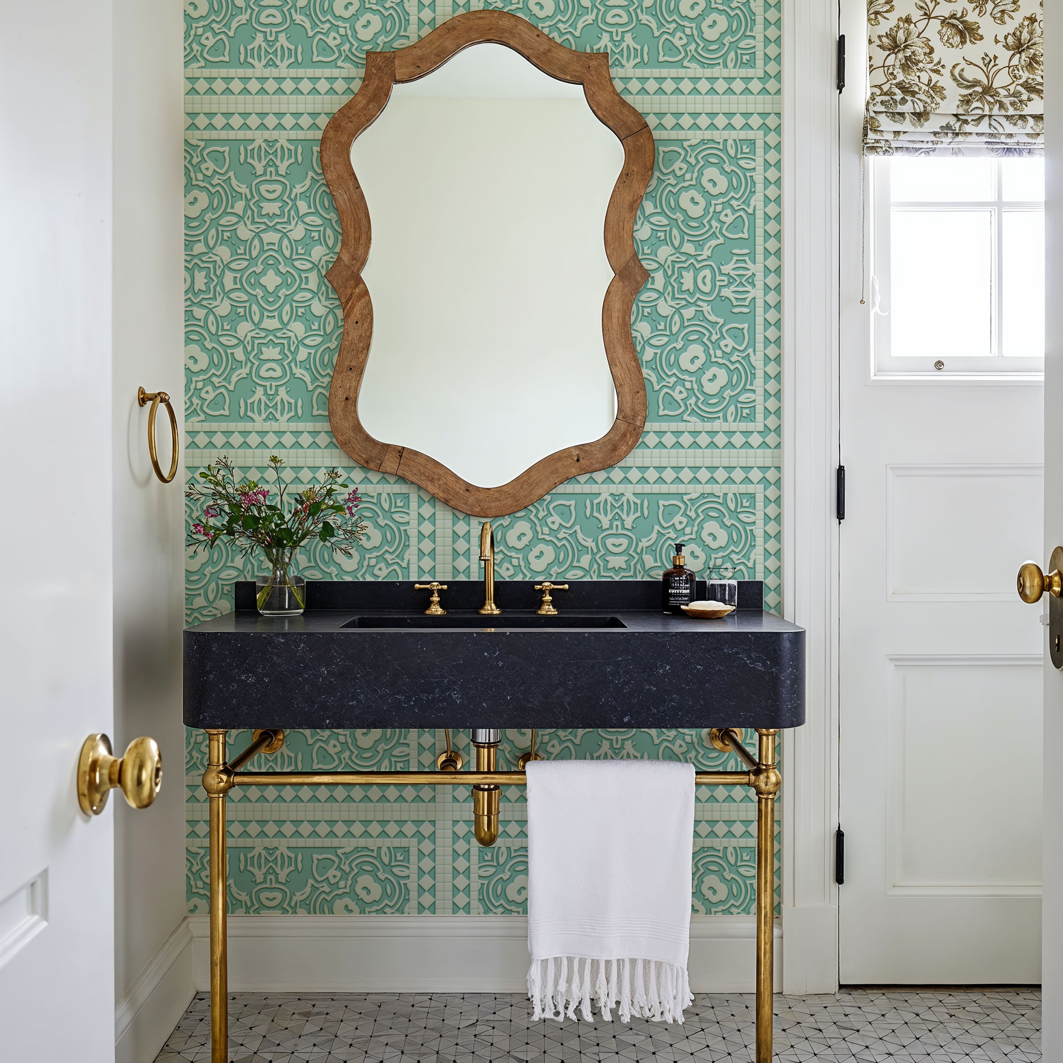 Mission Cement Tiles, Pistachio