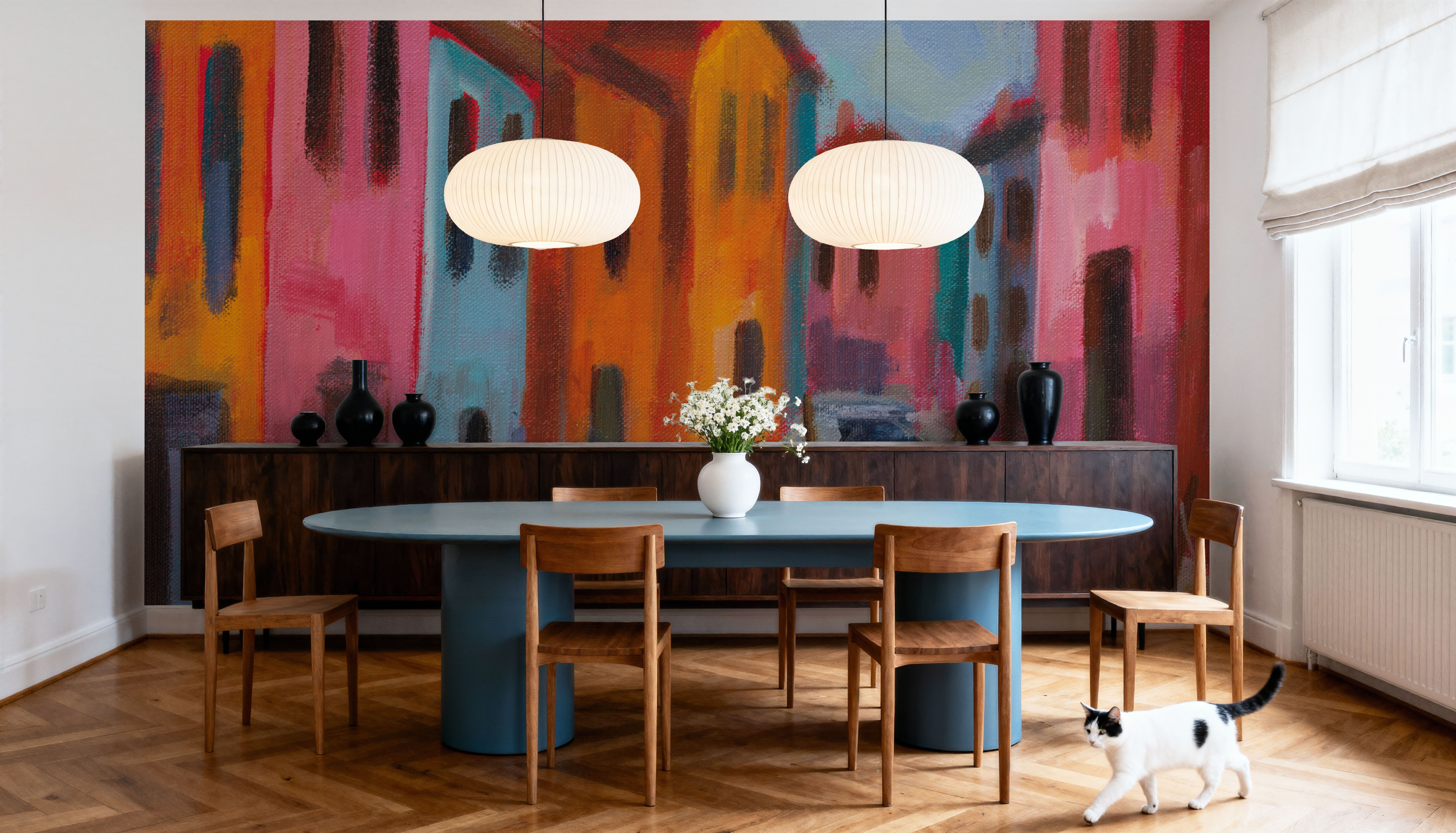 Burano II, Carte da parati